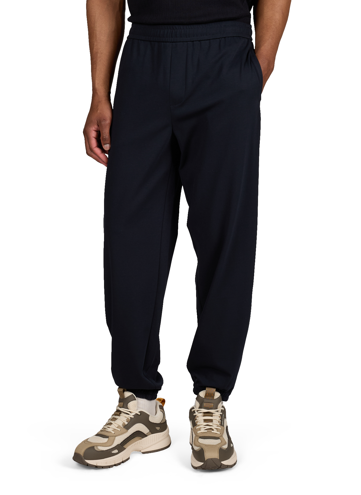 Cotton-blend joggers ARMANI EXCHANGE Blue