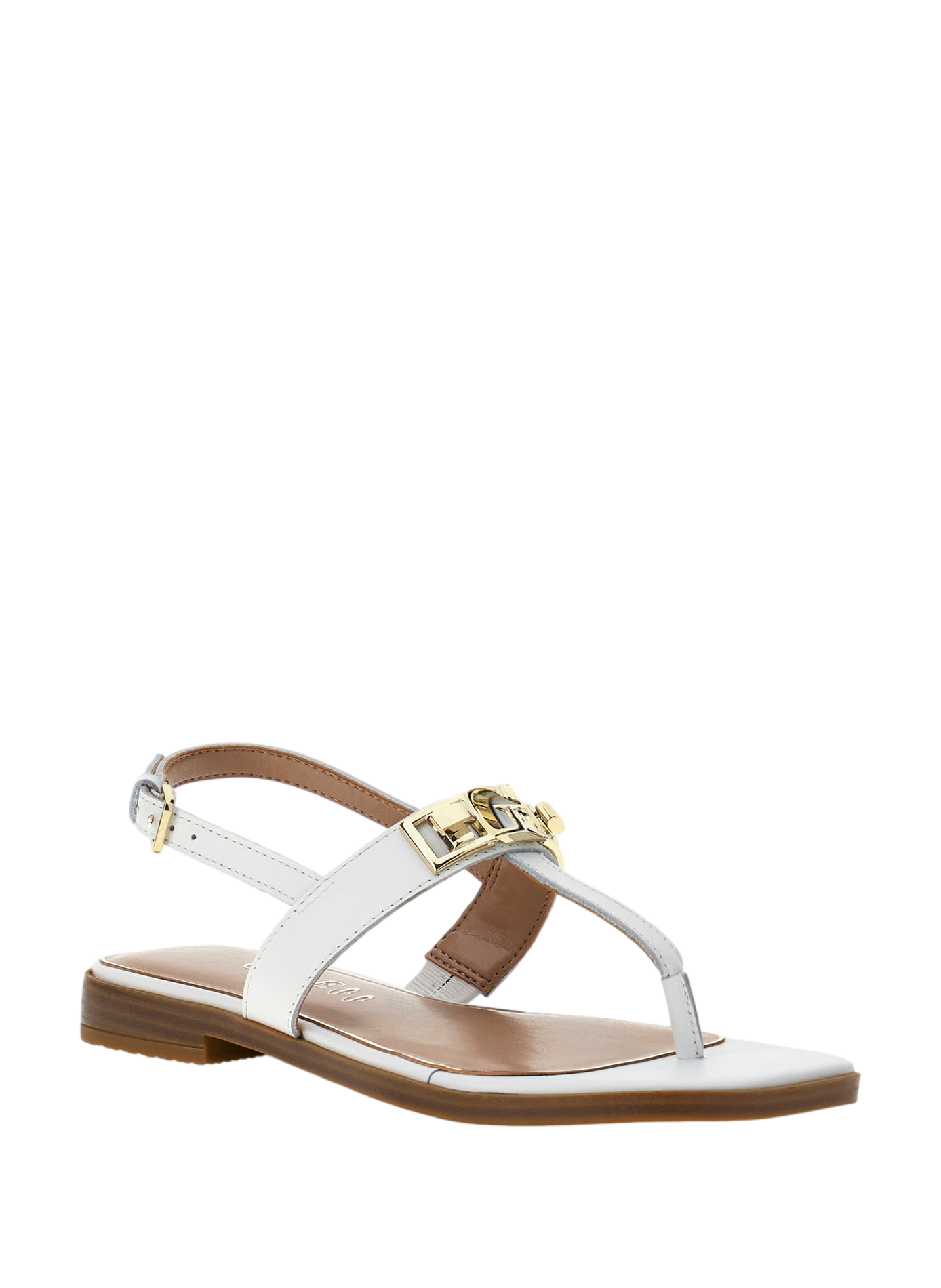 Ramiry leather sandals GUESS White