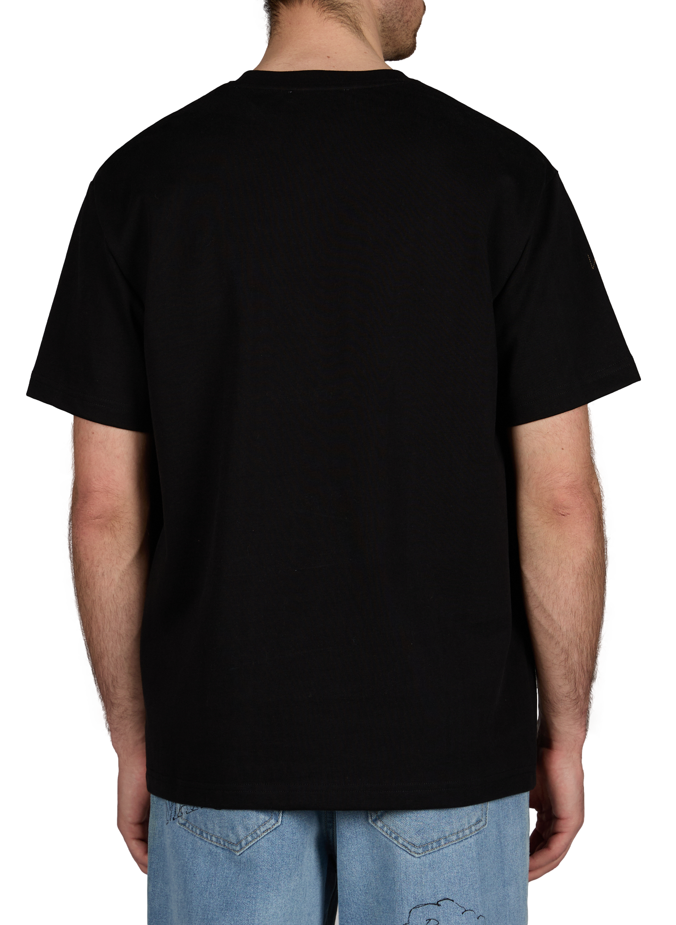 T-shirt imprimé en coton PAS UNE MARQUE Noir