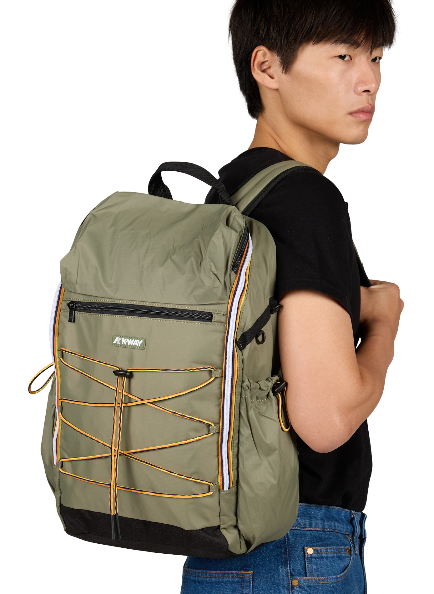 Monte Limar waterproof drawstring backpack K-WAY Green