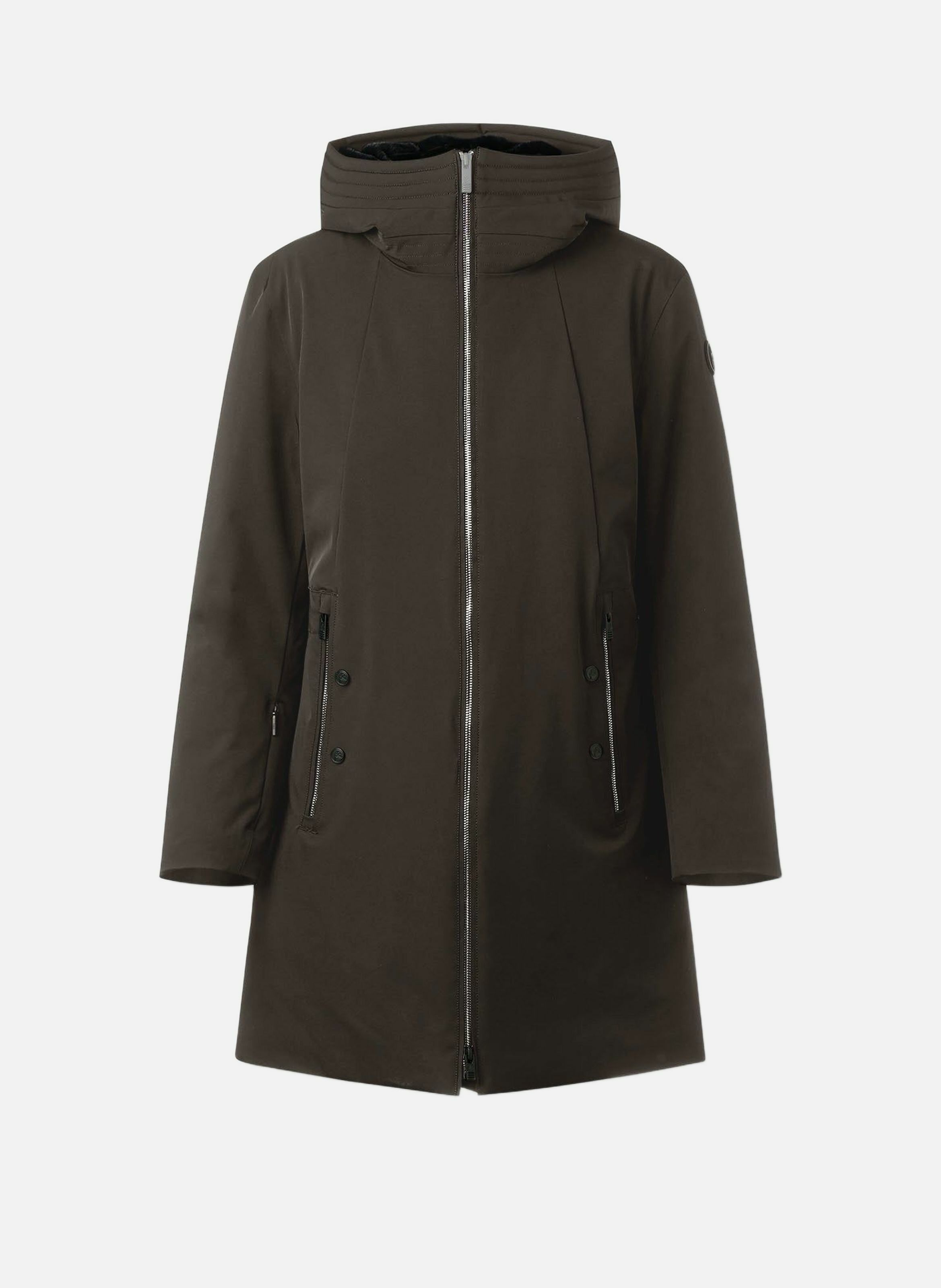 Manteau misha col montant coupe regular | Vert FUSALP Femme