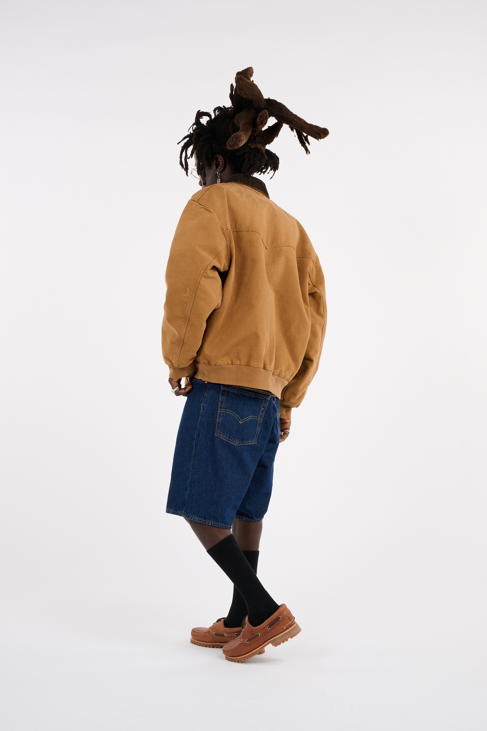Veste og santa fe jacket CARHARTT WIP Marron