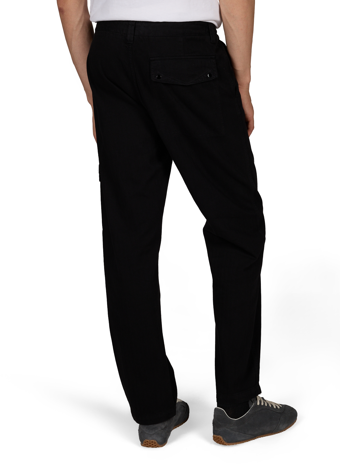 Skinny Cargo-Hose aus Baumwolle STONE ISLAND Schwarz