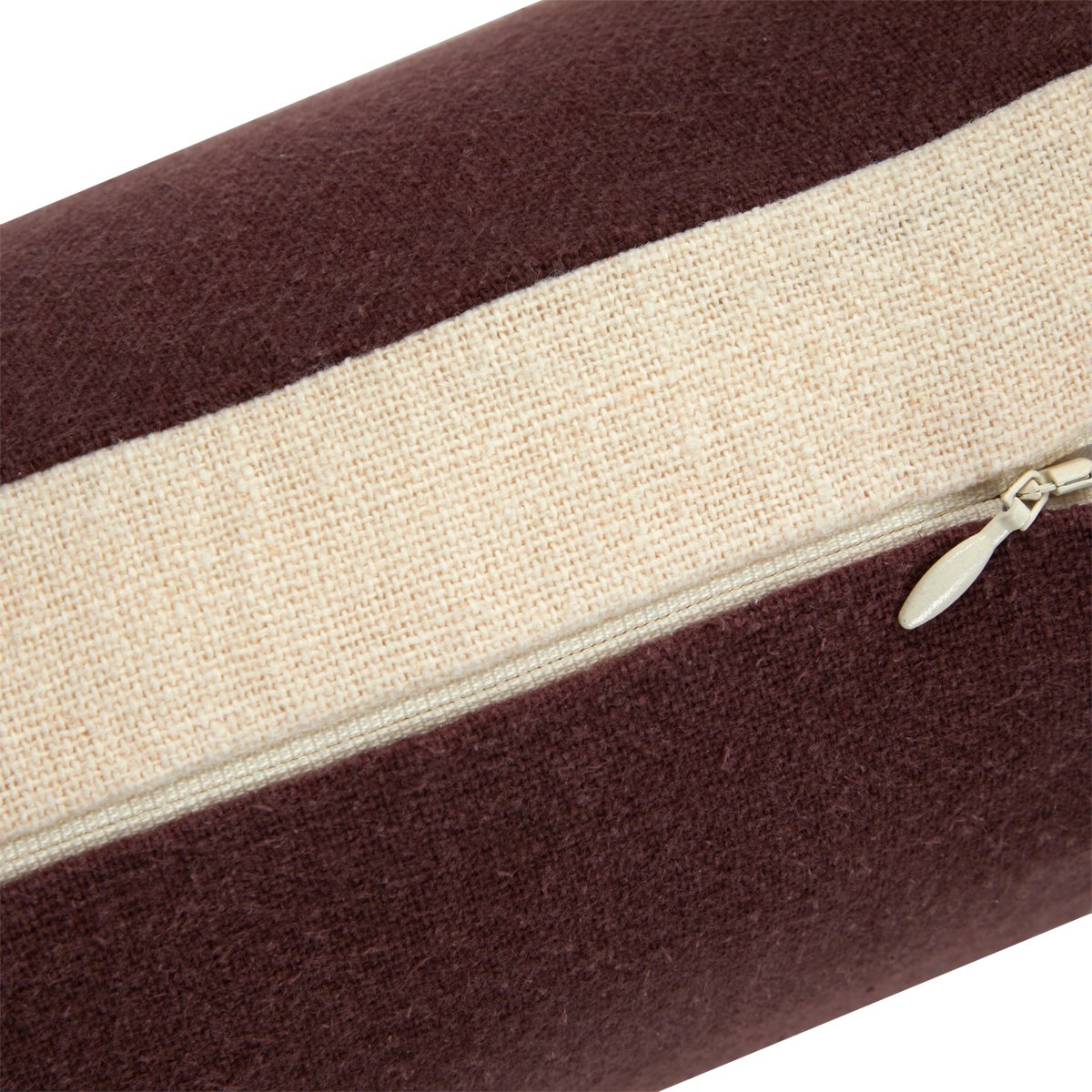 Housse de coussin en lin, clayton BOSS HOME Marron