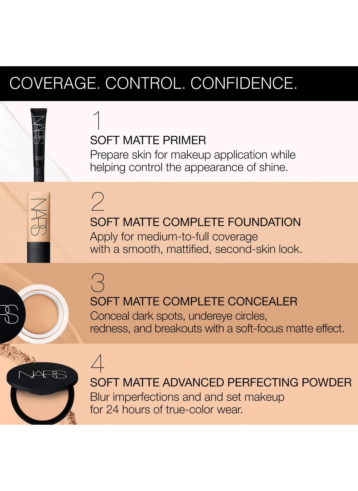 Soft Matte Complete Concealer NARS CafÉ con leche