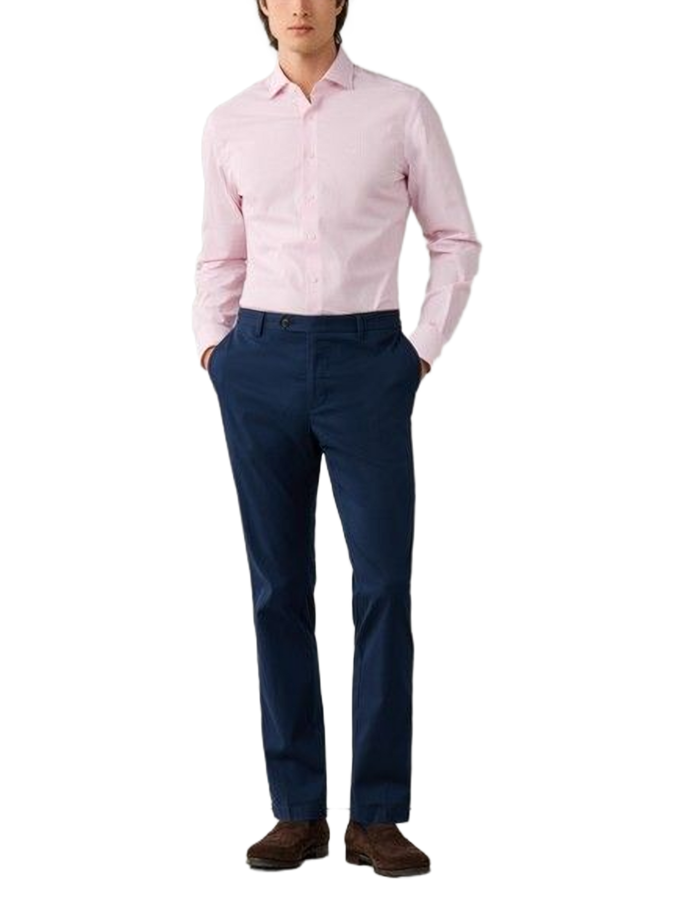 Linen shirt HACKETT Pink