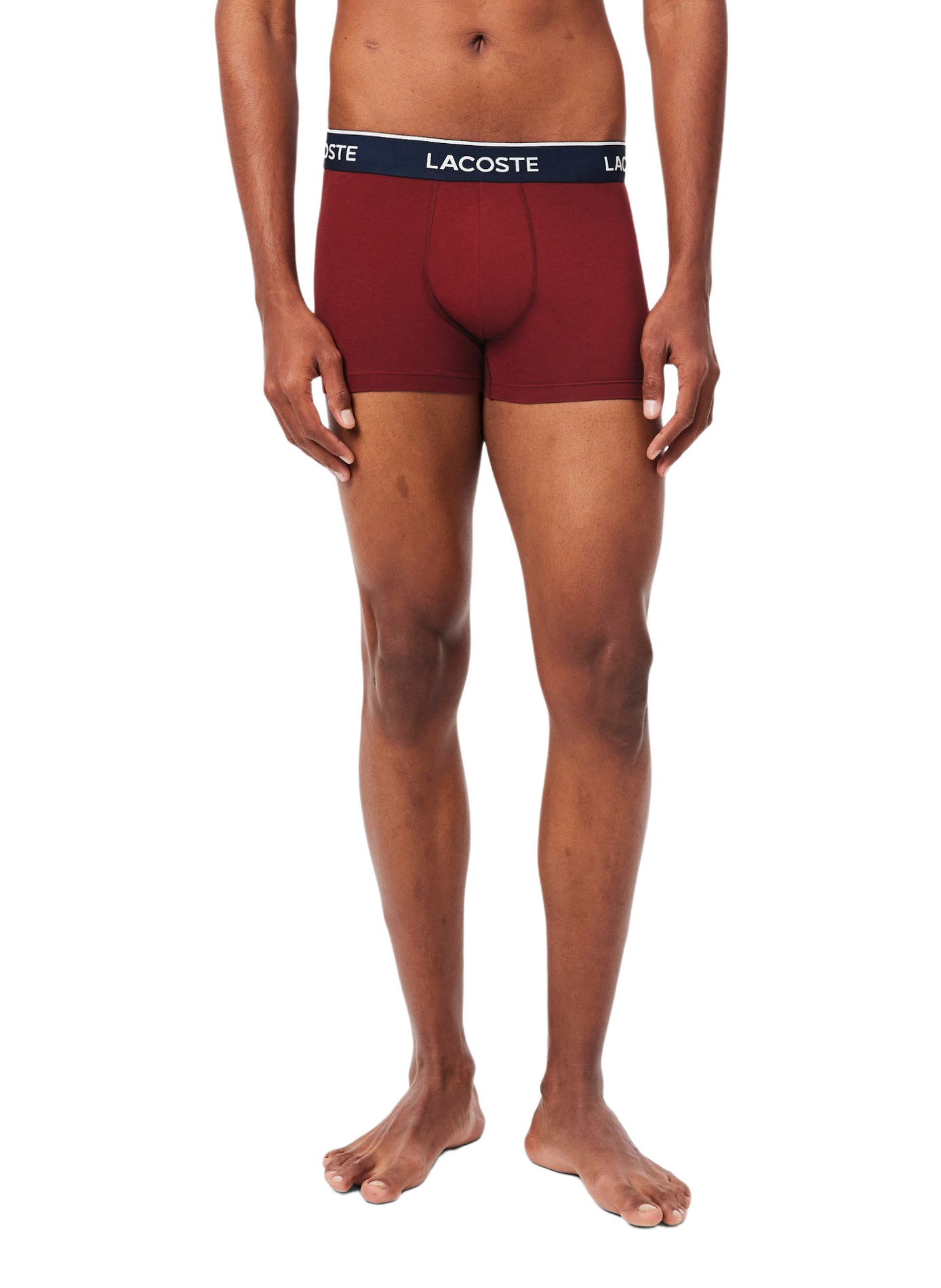 Lot de 3 caleçons en coton mélangé LACOSTE Multicolore