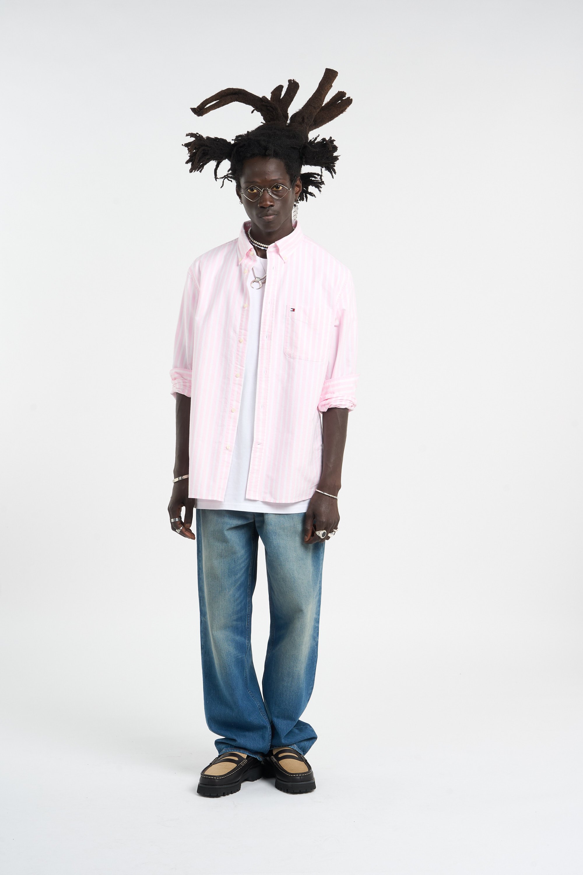 Chemise l/s c-logo CARHARTT WIP Rose