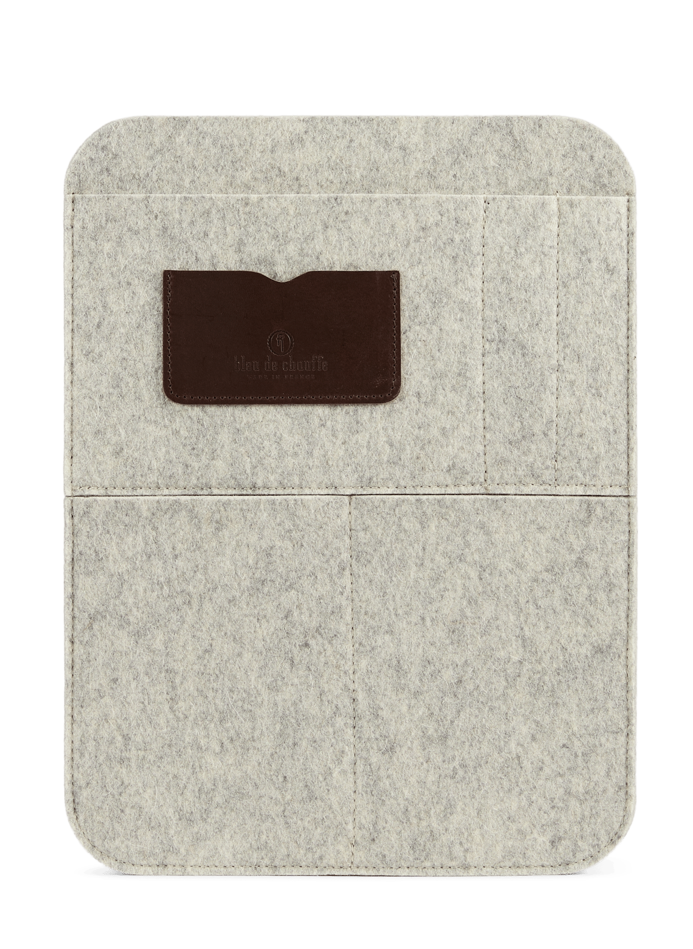 Pochette ordinateur H33 en coton mélangé BLEU DE CHAUFFE Gris
