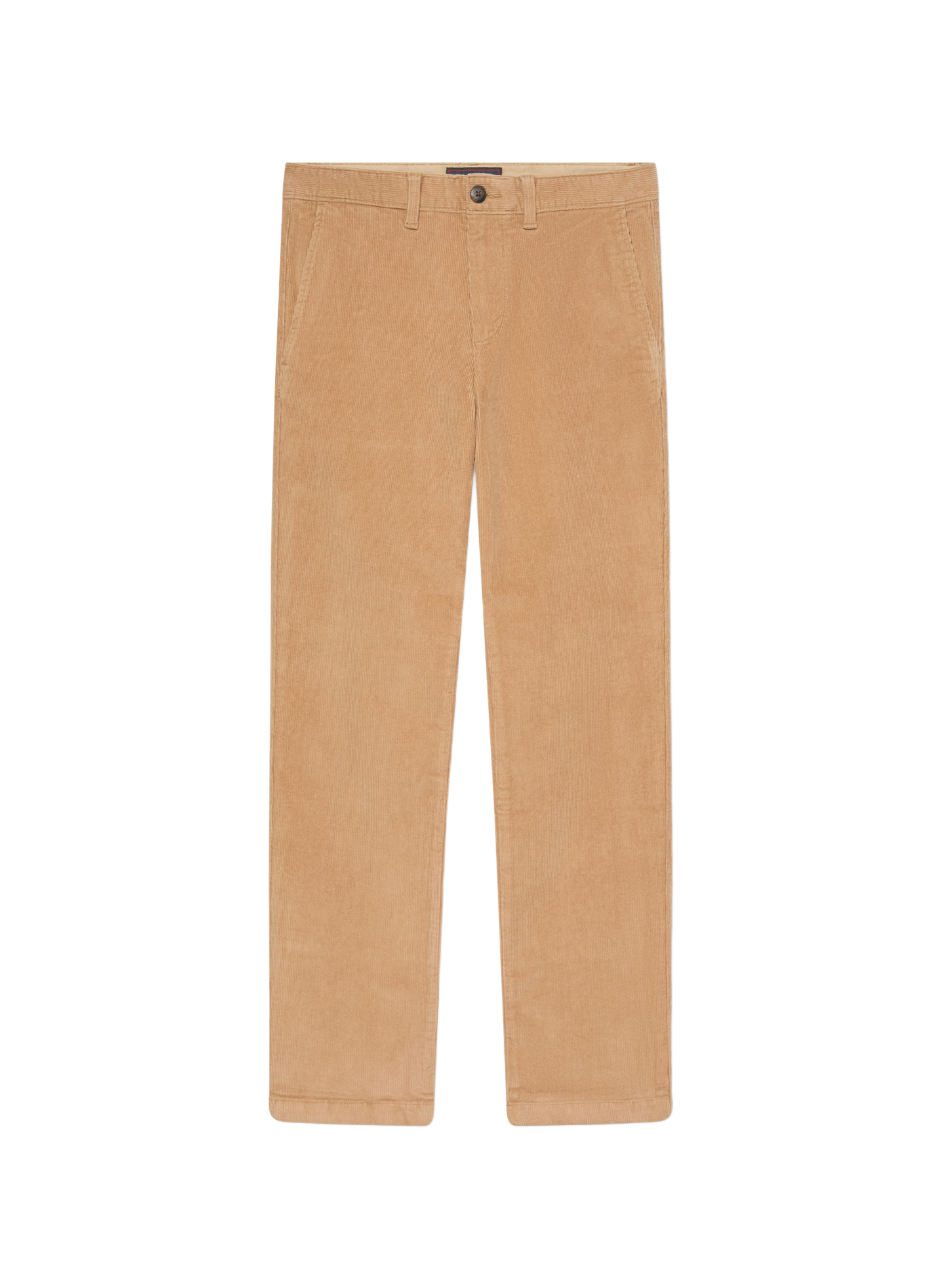 Pantalon droit en coton mélangé côtelé TIMBERLAND Beige