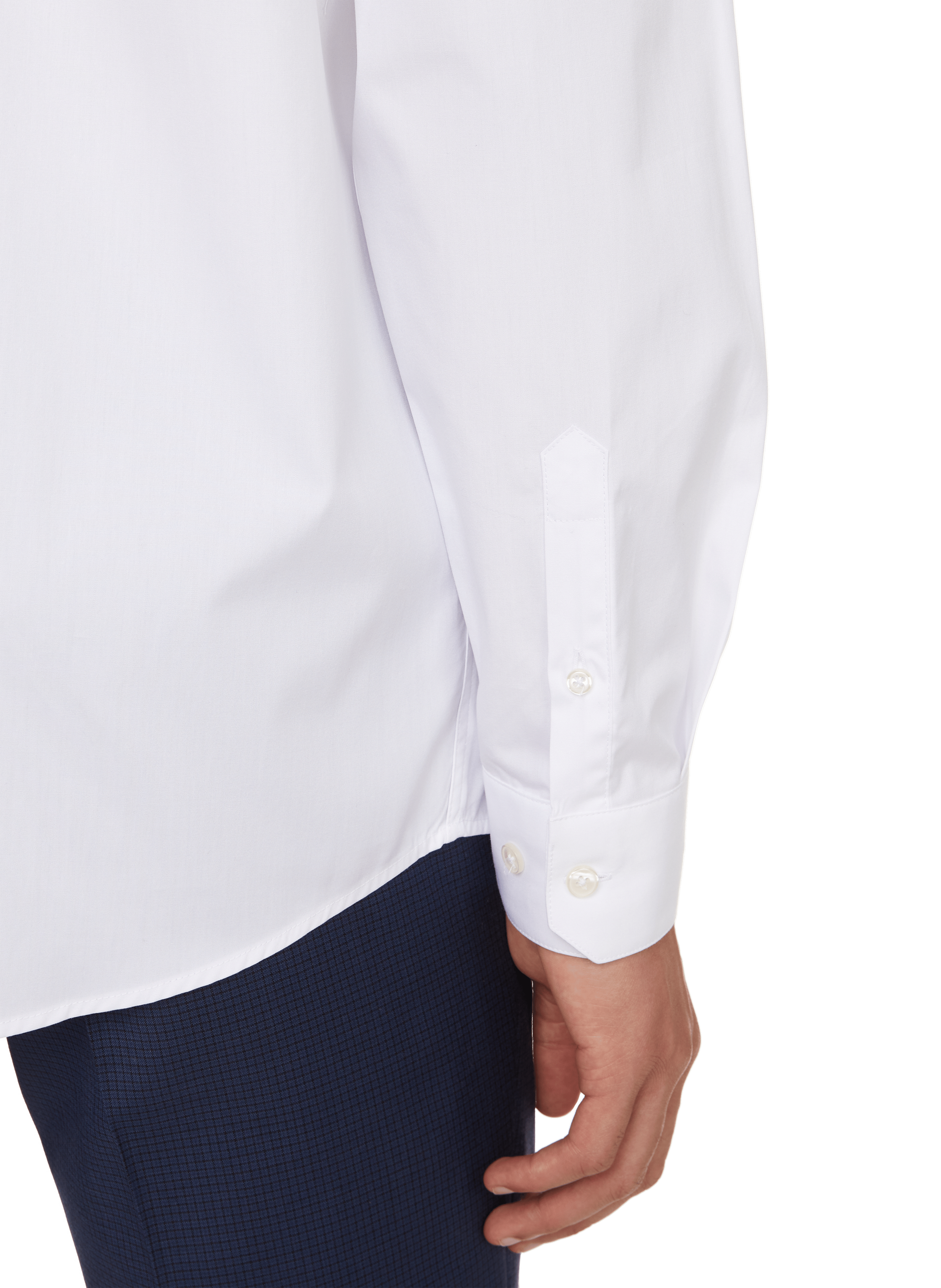 Straight cotton shirt AU PRINTEMPS PARIS White