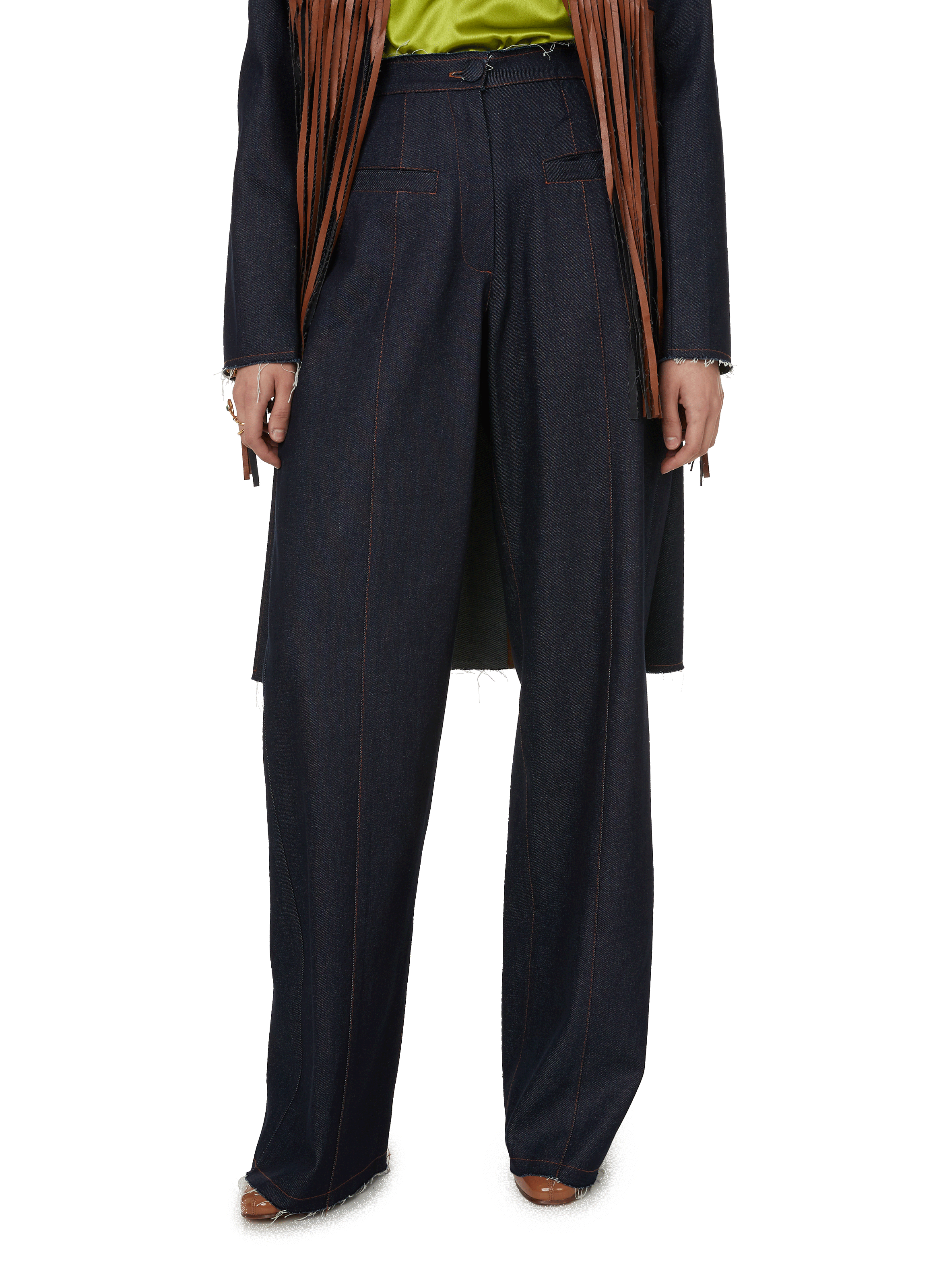 Jean large LIYA Bleu