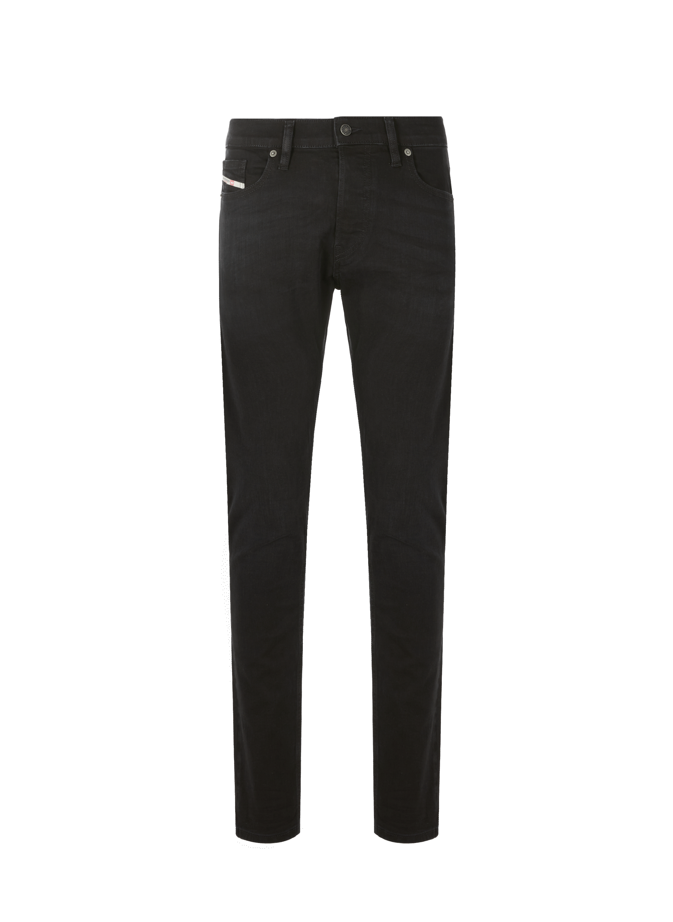 Jean slim en coton stretch DIESEL Noir