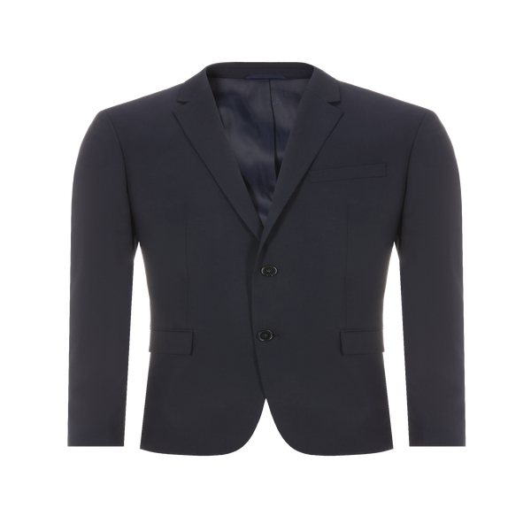 Calvin Klein Virgin Wool Suit Jacket In Black