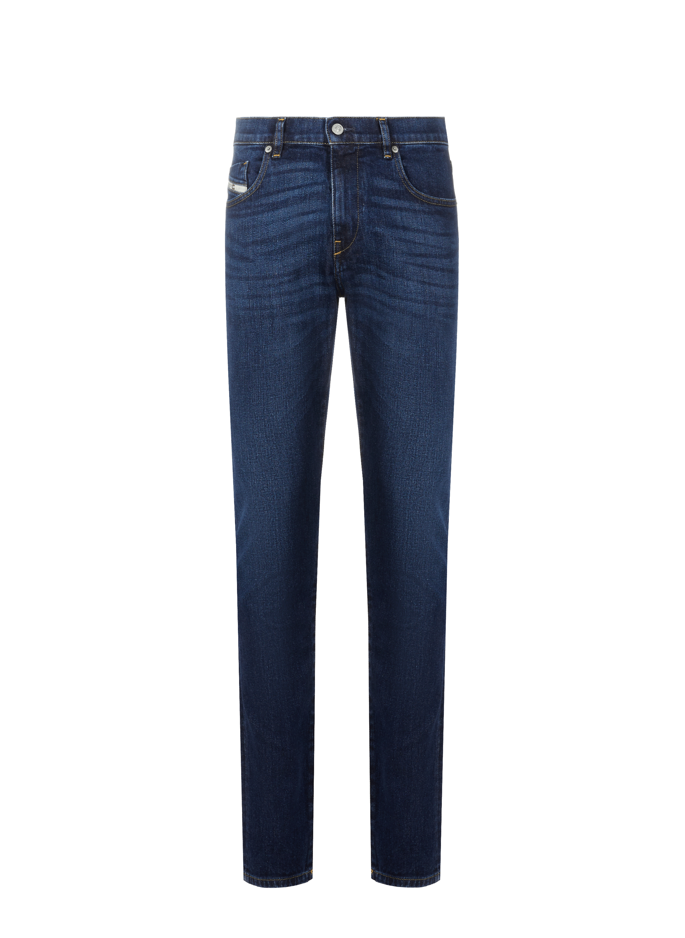 Jean slim en coton et chanvre mélangés DIESEL Bleu