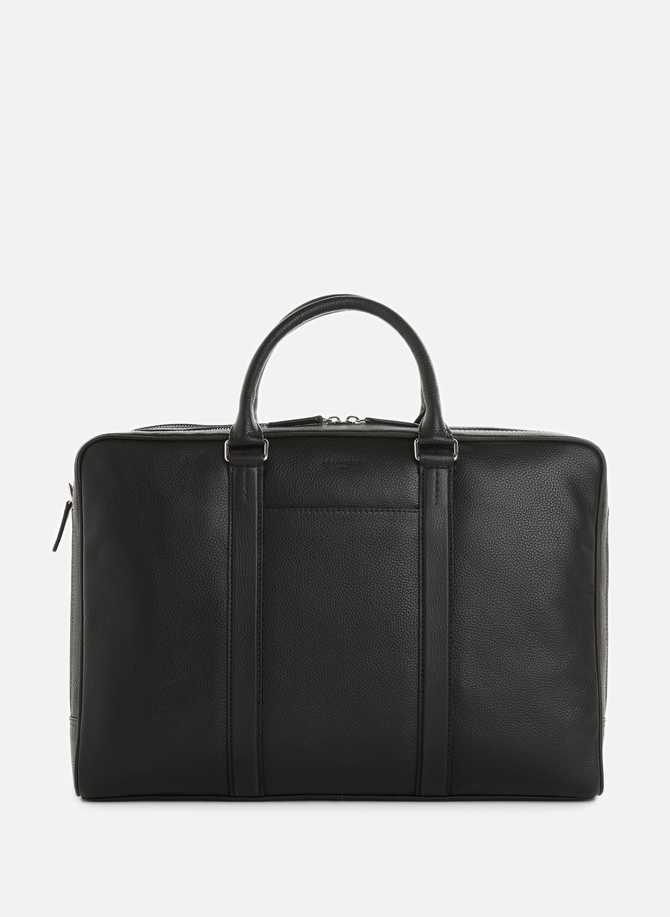 Charles briefcase in grained leather LE TANNEUR