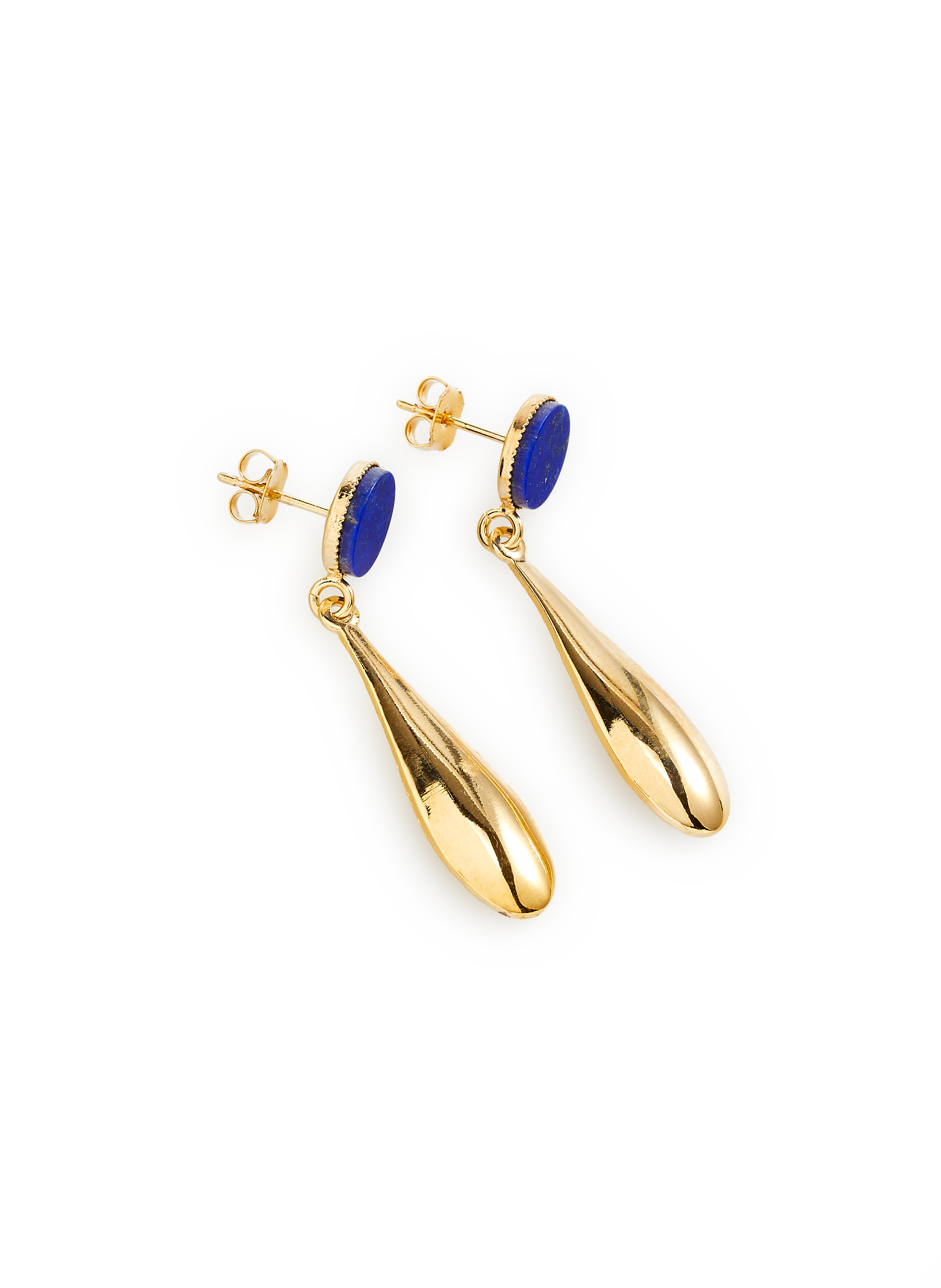 Boucles d'oreille en laiton Doré