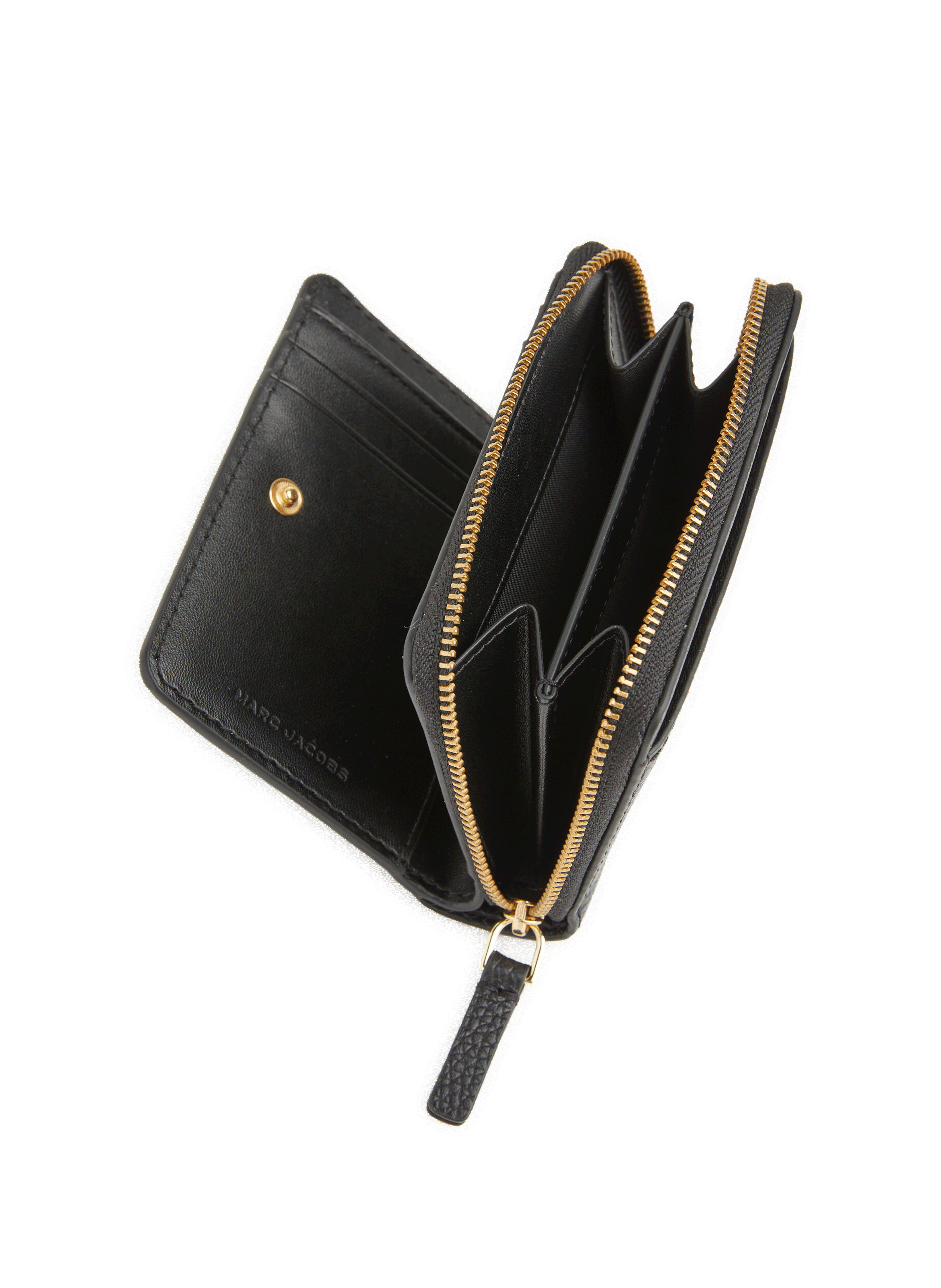 Porte-monnaie The Leather Mini MARC JACOBS Noir