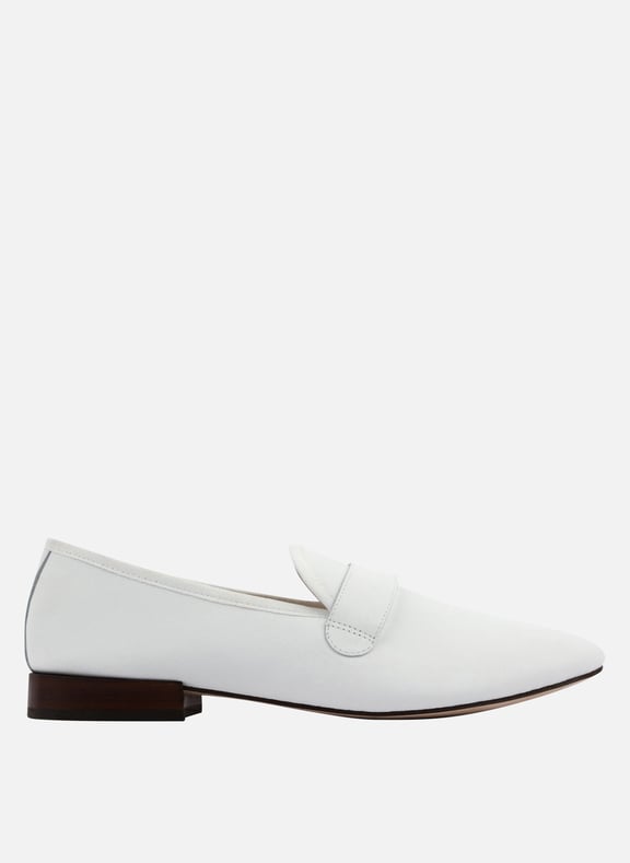 Mocassins en cuir michael Blanc by REPETTO REPETTO Mocassins en cuir michael Blanc
