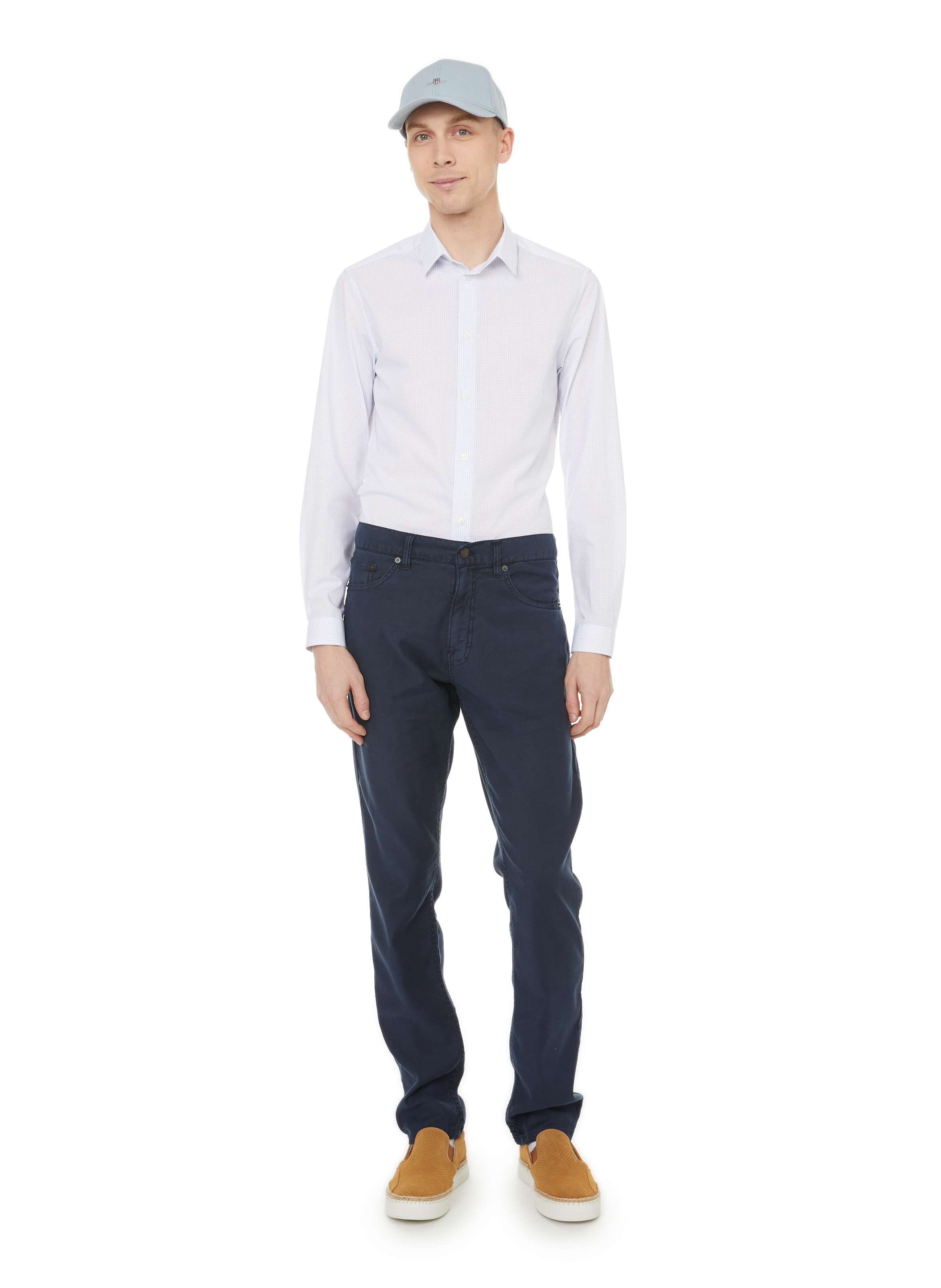 Chemise en coton AU PRINTEMPS PARIS Bleu