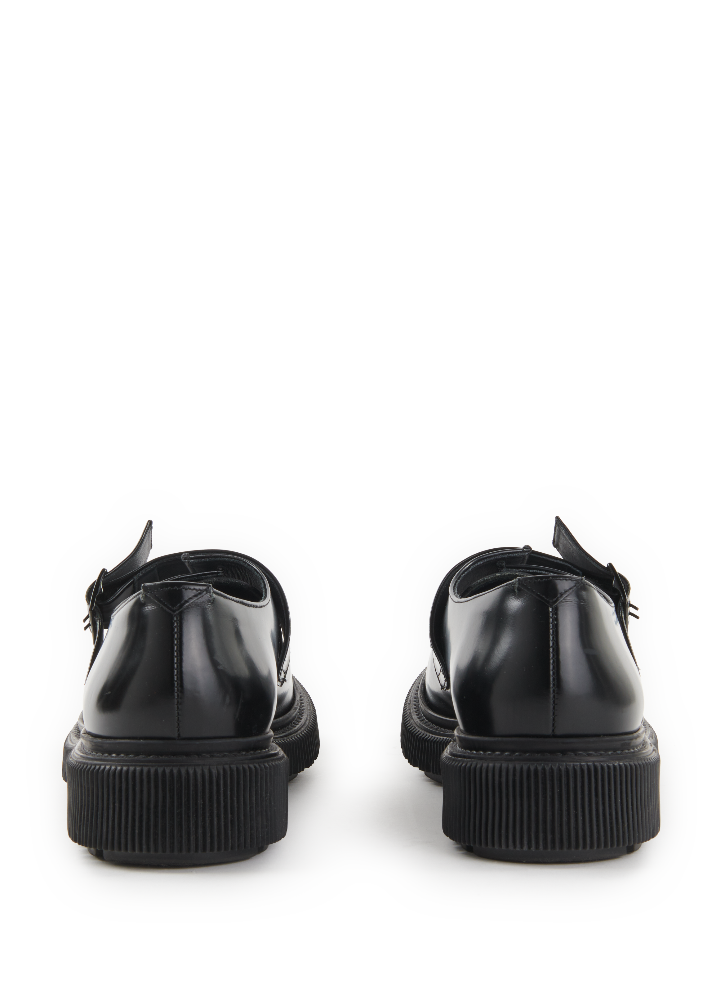 Mocassins en cuir  ADIEU Noir