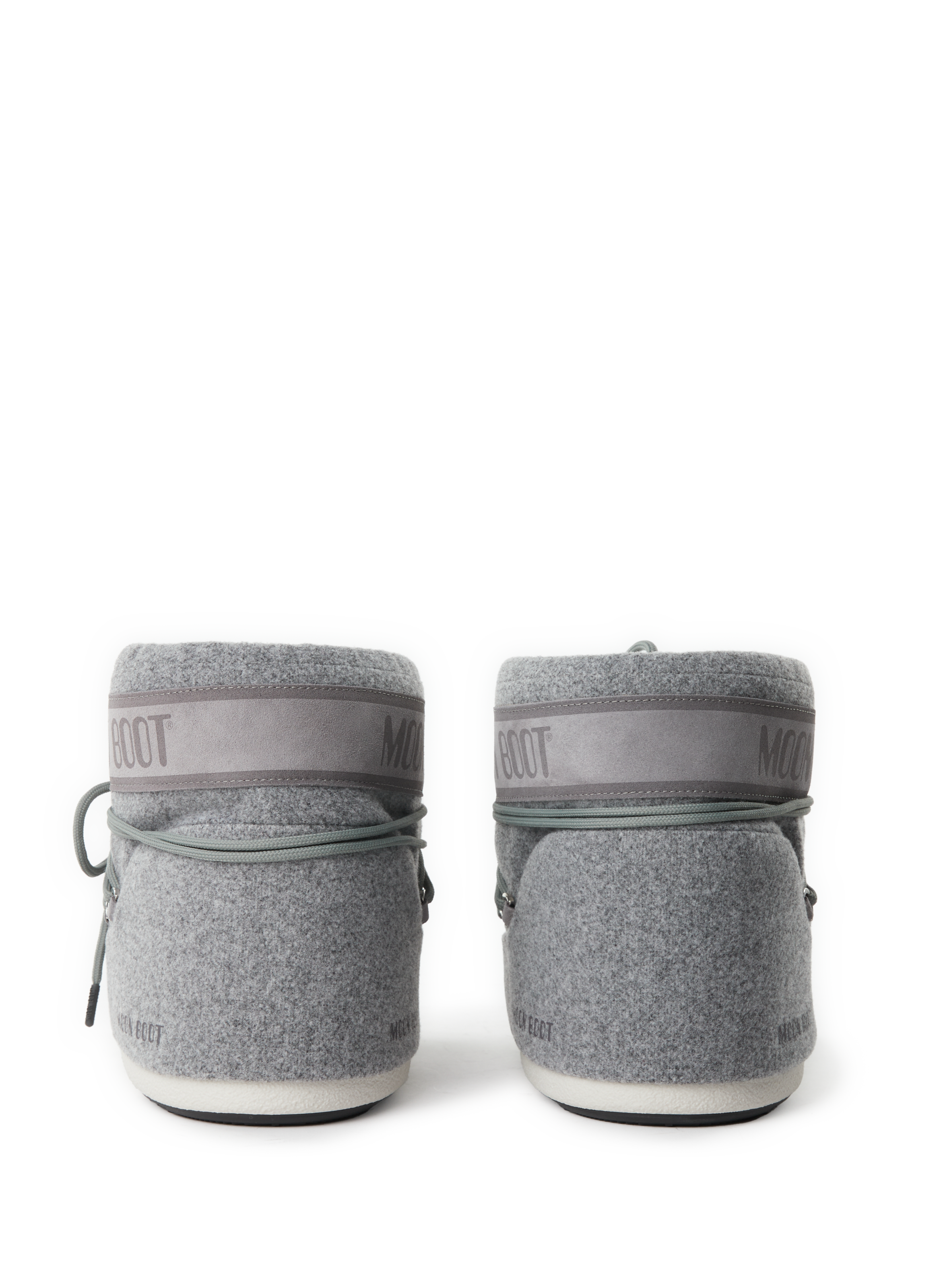 MB Icon Low Felt Ankle Boots MOON BOOT Grey