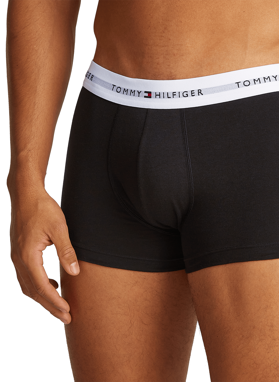 Lot de 3 boxers en coton organique TOMMY HILFIGER Noir