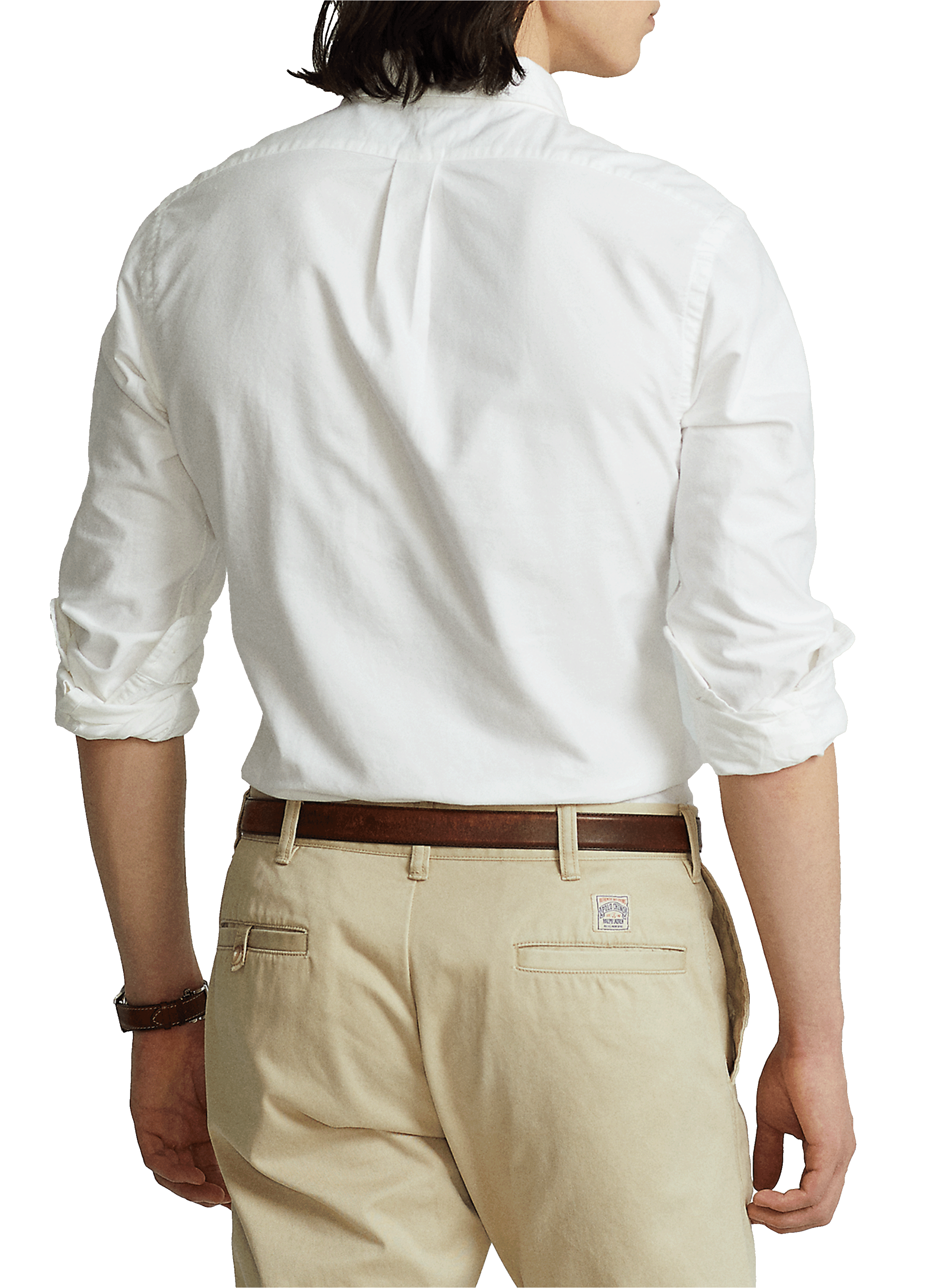 Slim Fit Long Sleeve Shirt POLO RALPH LAUREN White