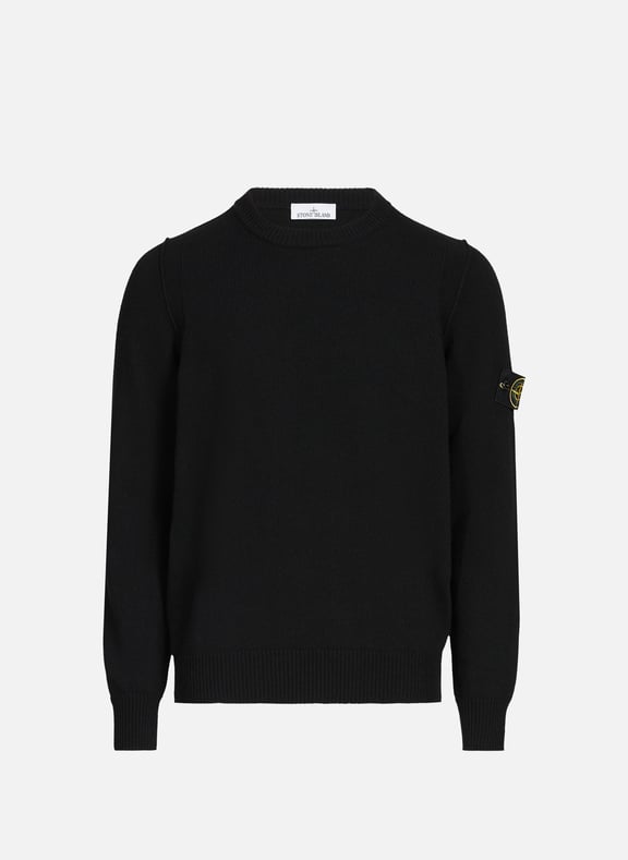 Pull en laine mélangé Noir by STONE ISLAND STONE ISLAND Pull en laine mélangé Noir