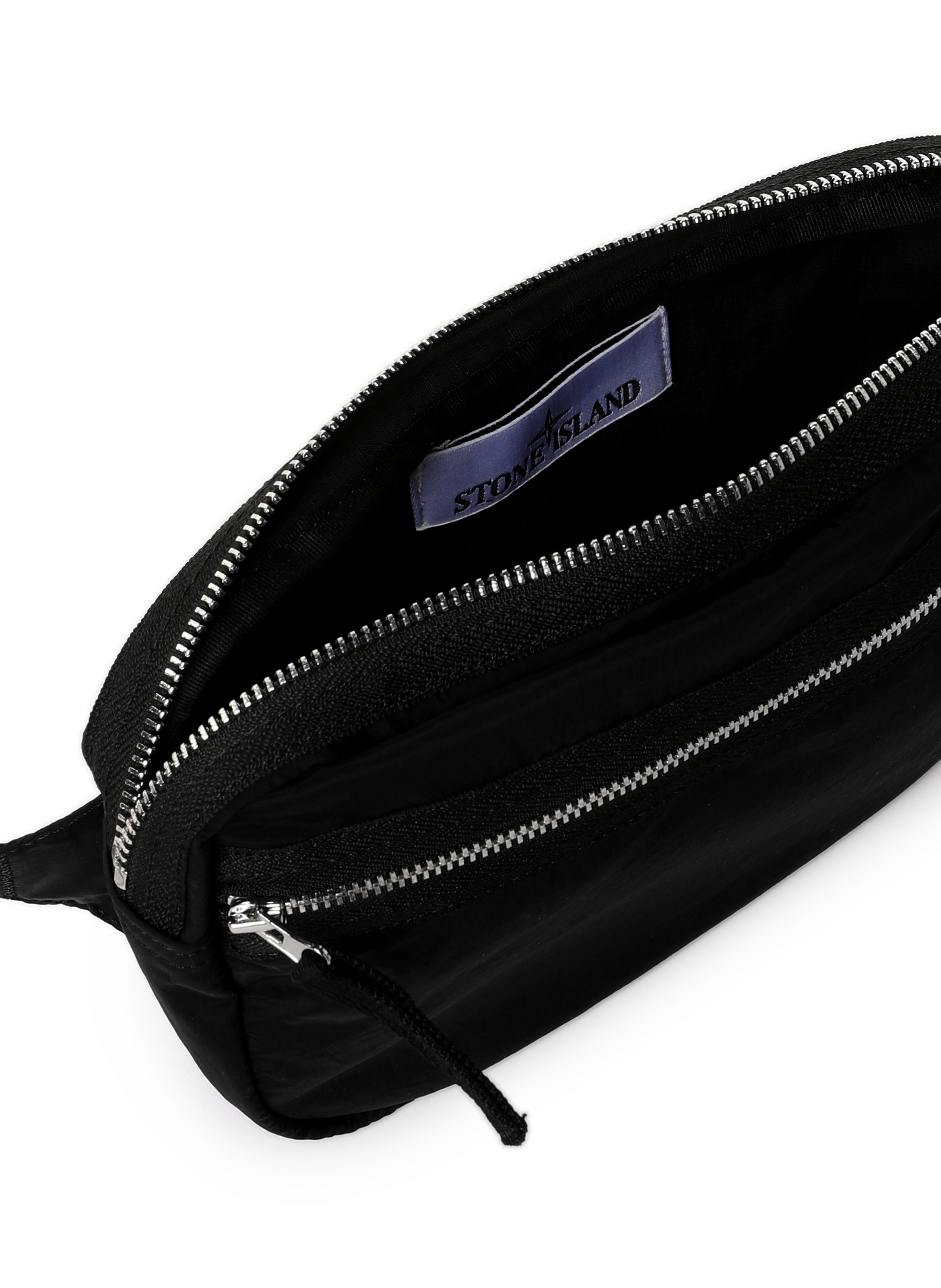 Plain belt bag STONE ISLAND Black