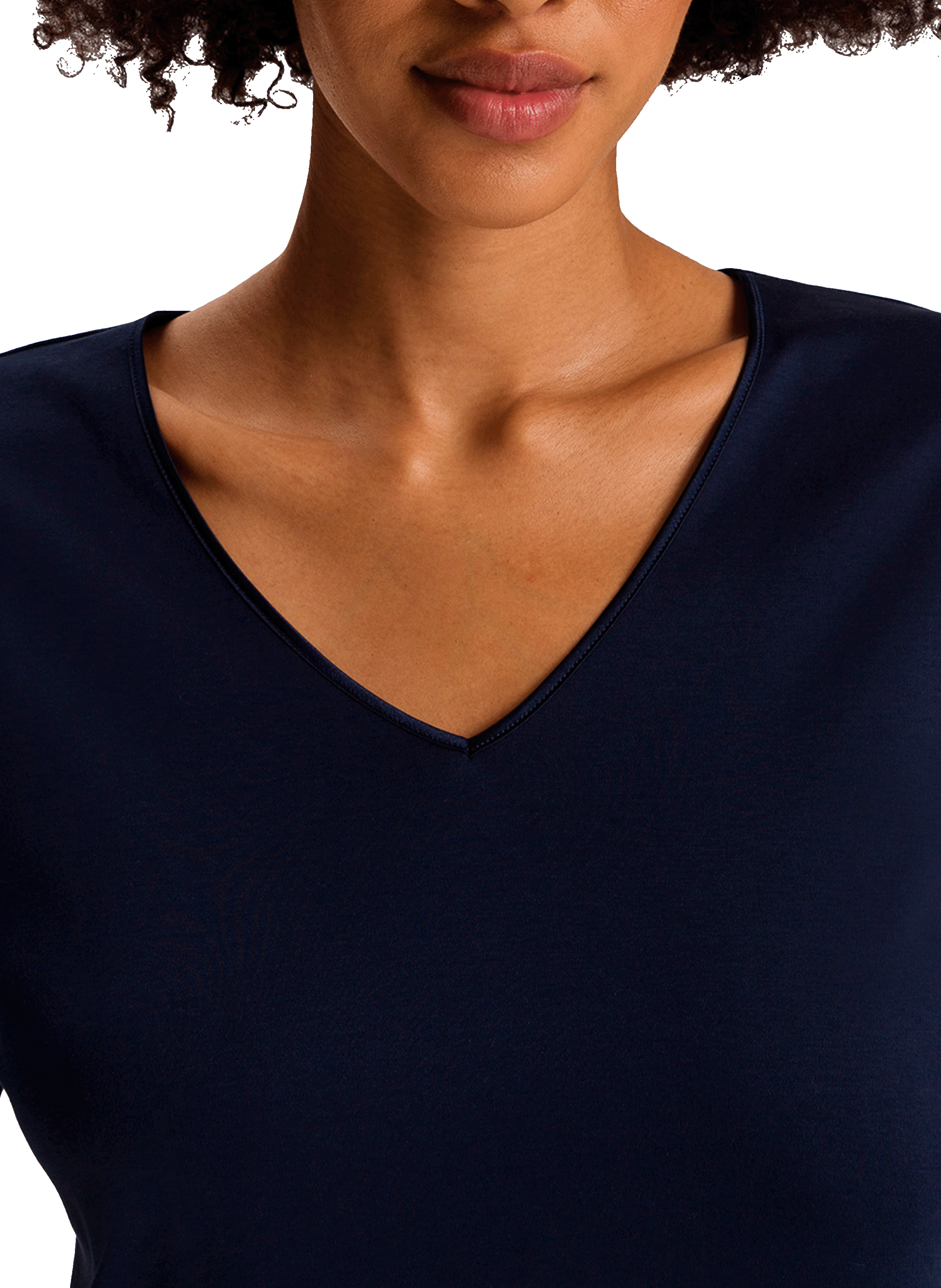 Chemise de nuit en coton HANRO Bleu