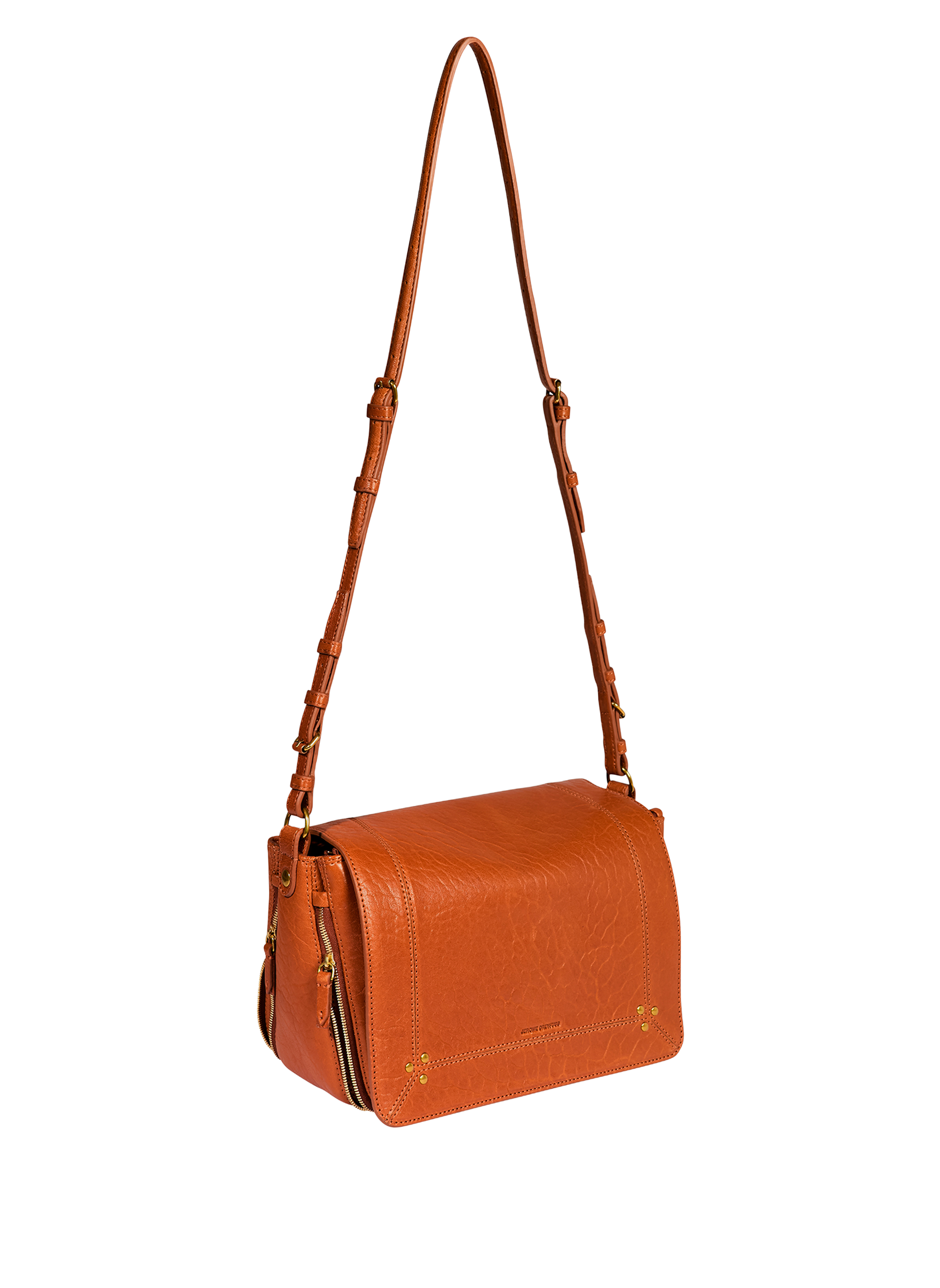 Igor calf leather crossbody bag JÉRÔME DREYFUSS Brown