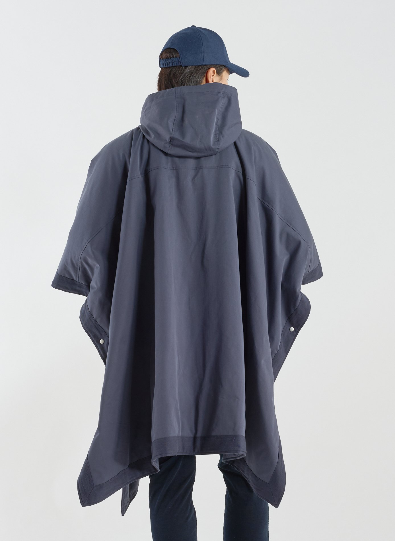 Cape à capuche et col classique LA MARTINA Bleu