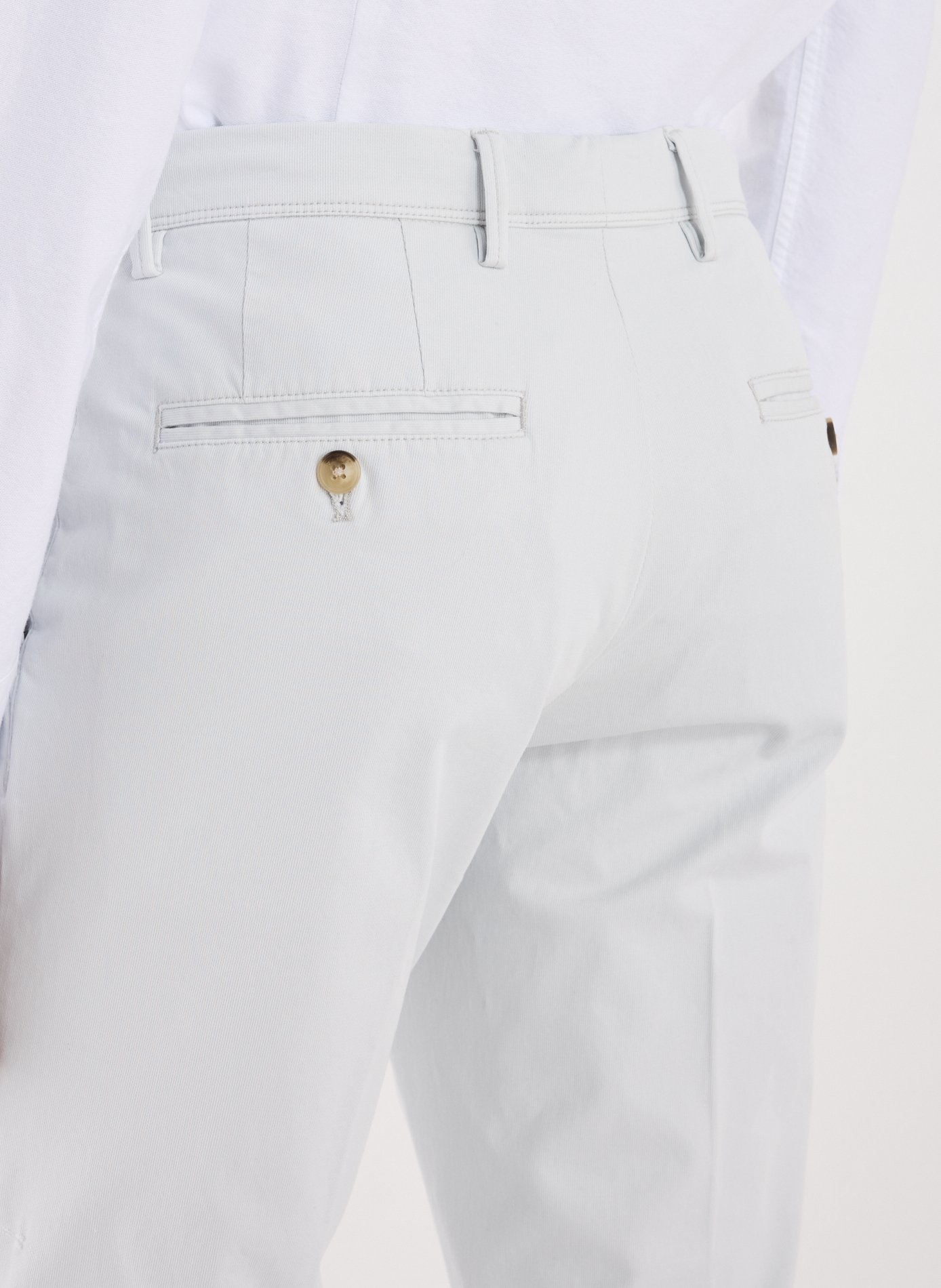 Slim fit cotton-blend trousers HACKETT Grey