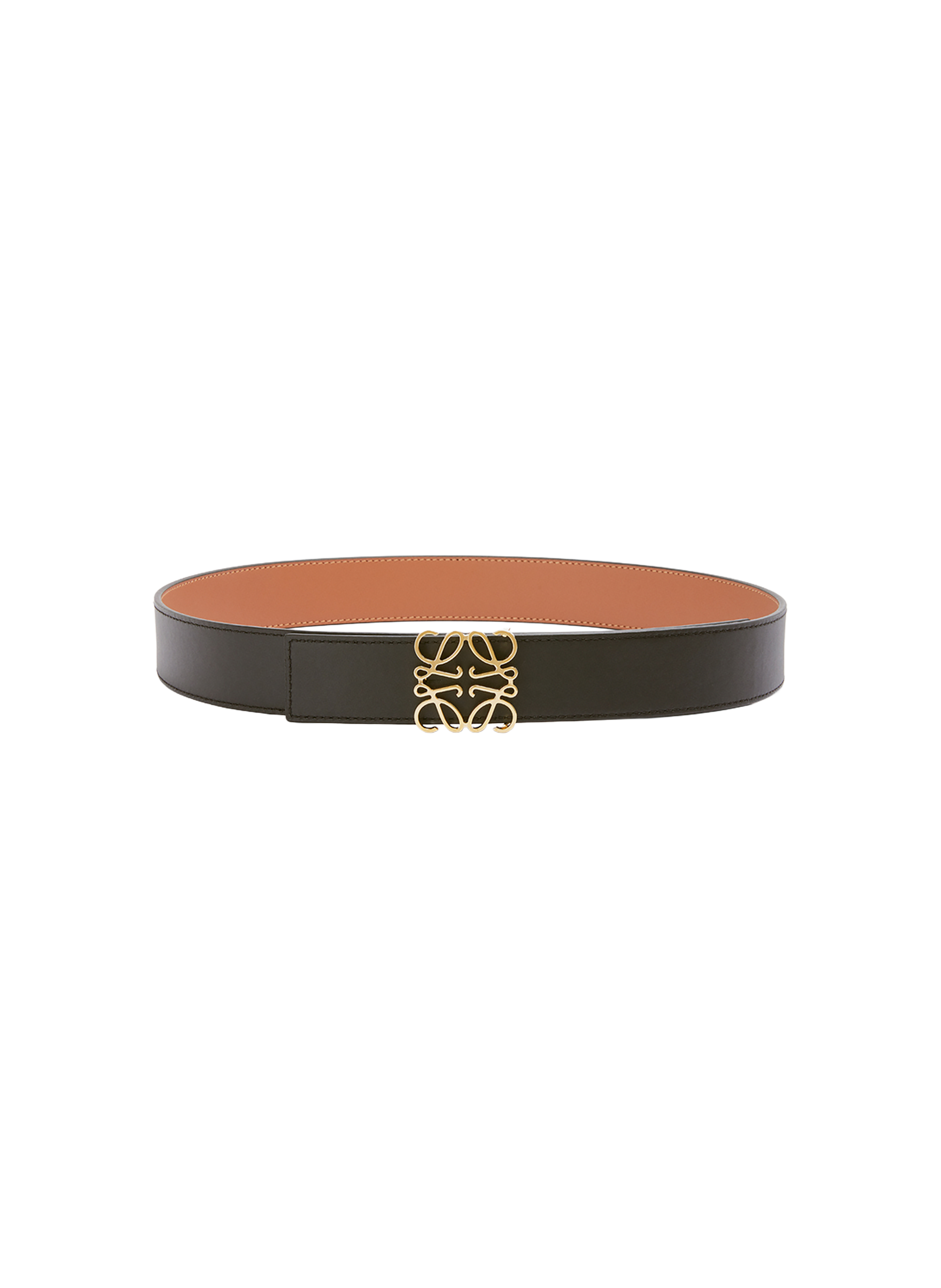 Reversible Anagram calf leather belt LOEWE Multicolour