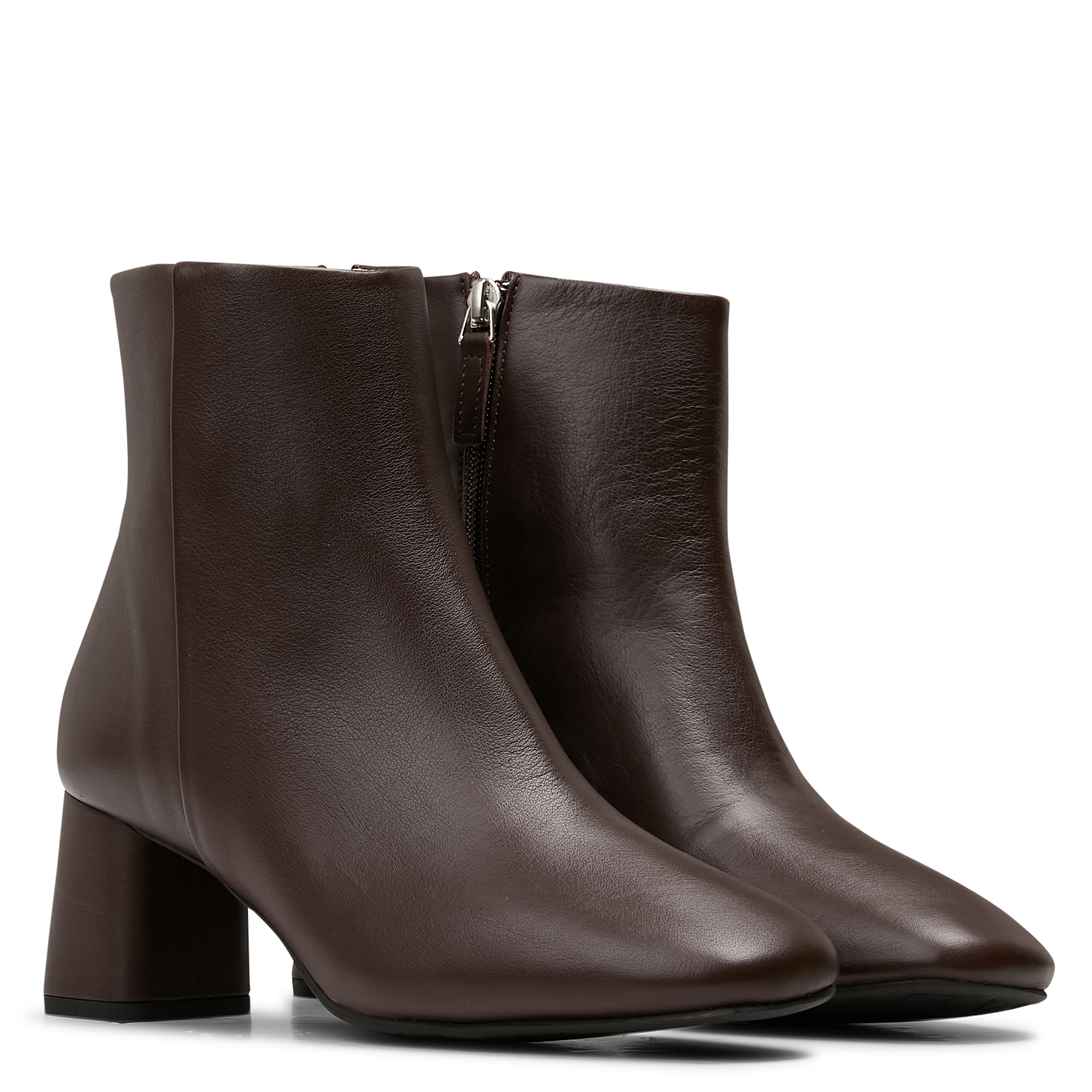 Bottines à talons en cuir REPETTO Marron