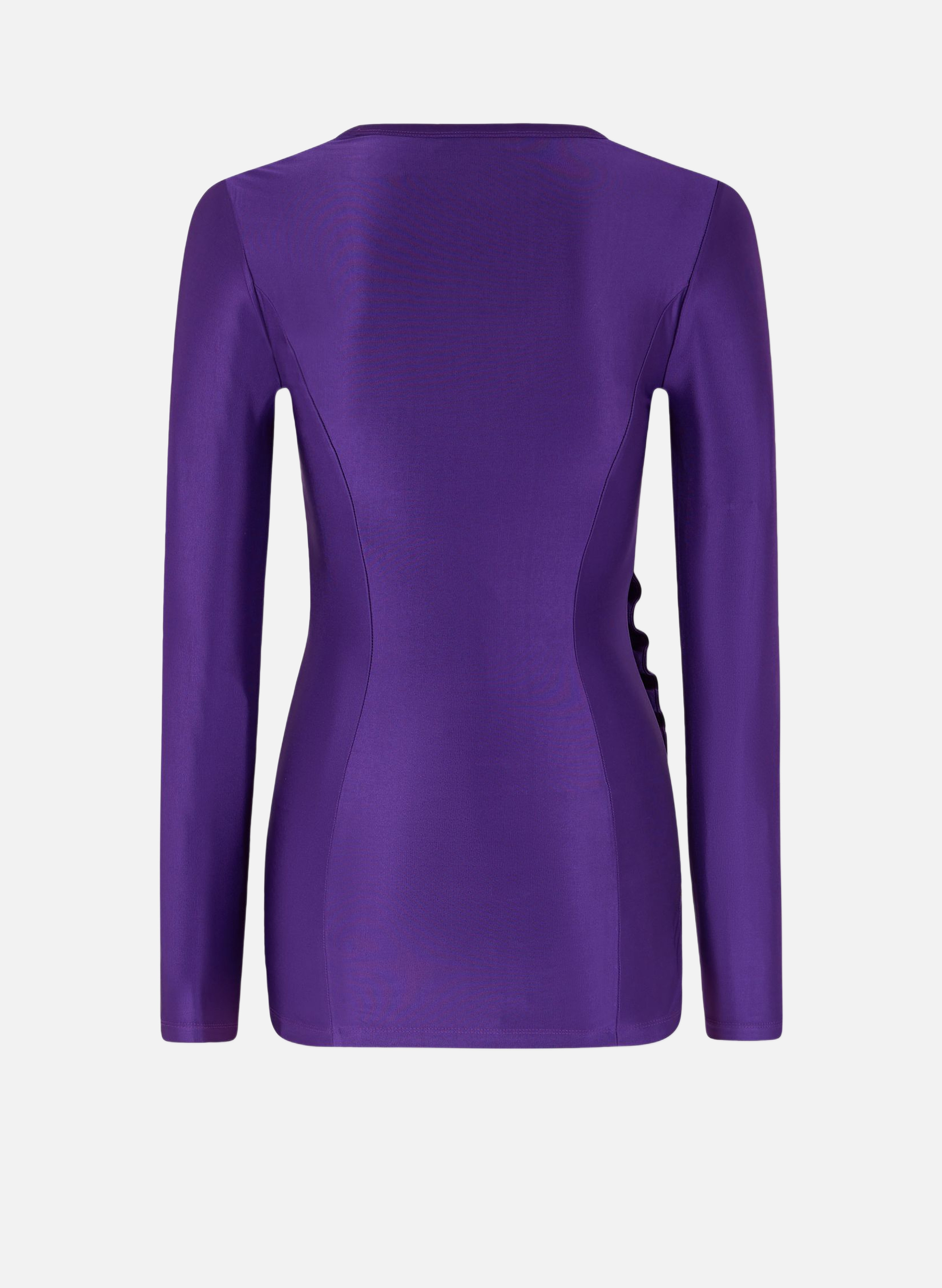 Top drapé en jersey RABANNE Violet