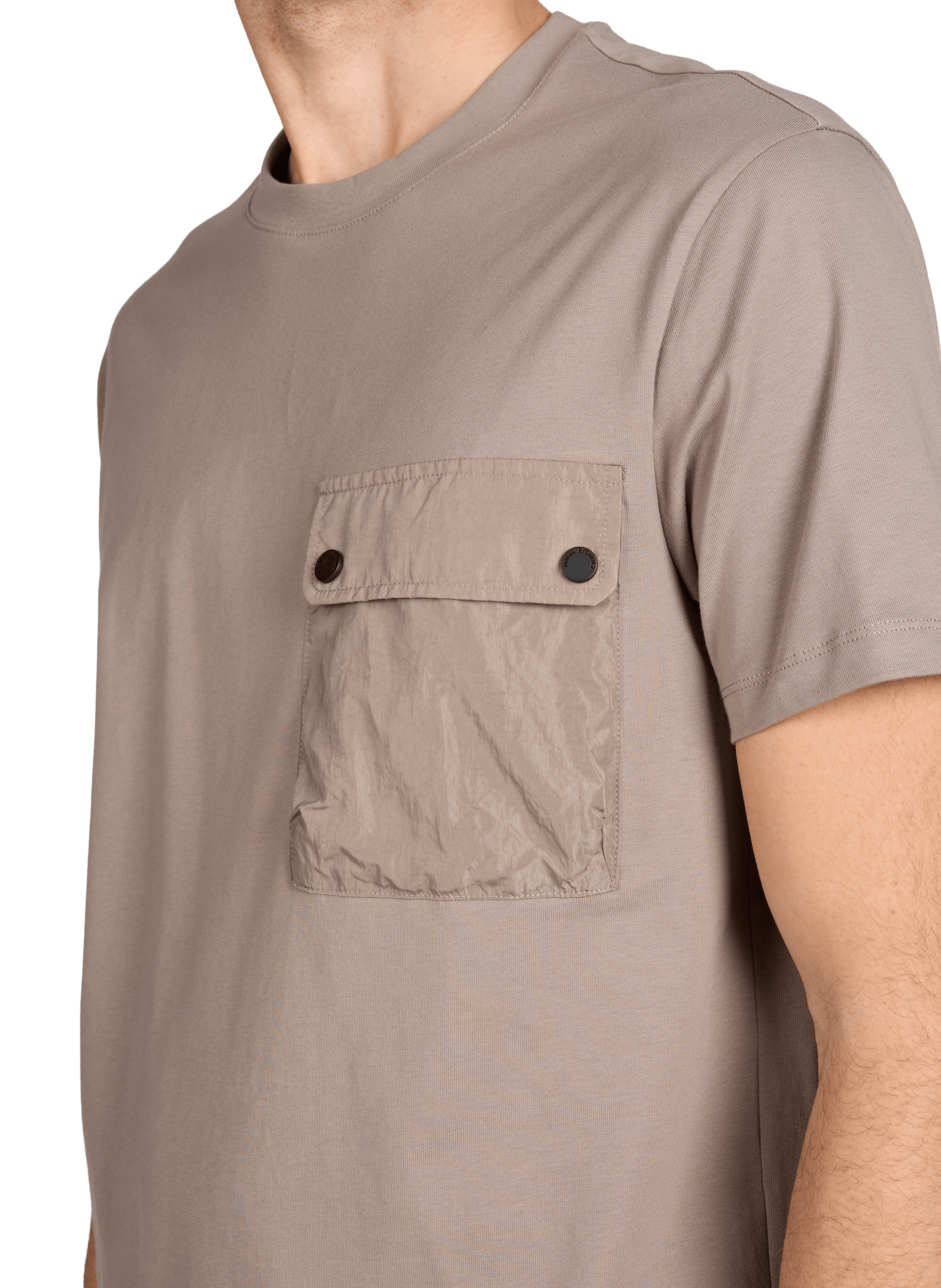 T-shirt en coton ARMANI EXCHANGE Beige