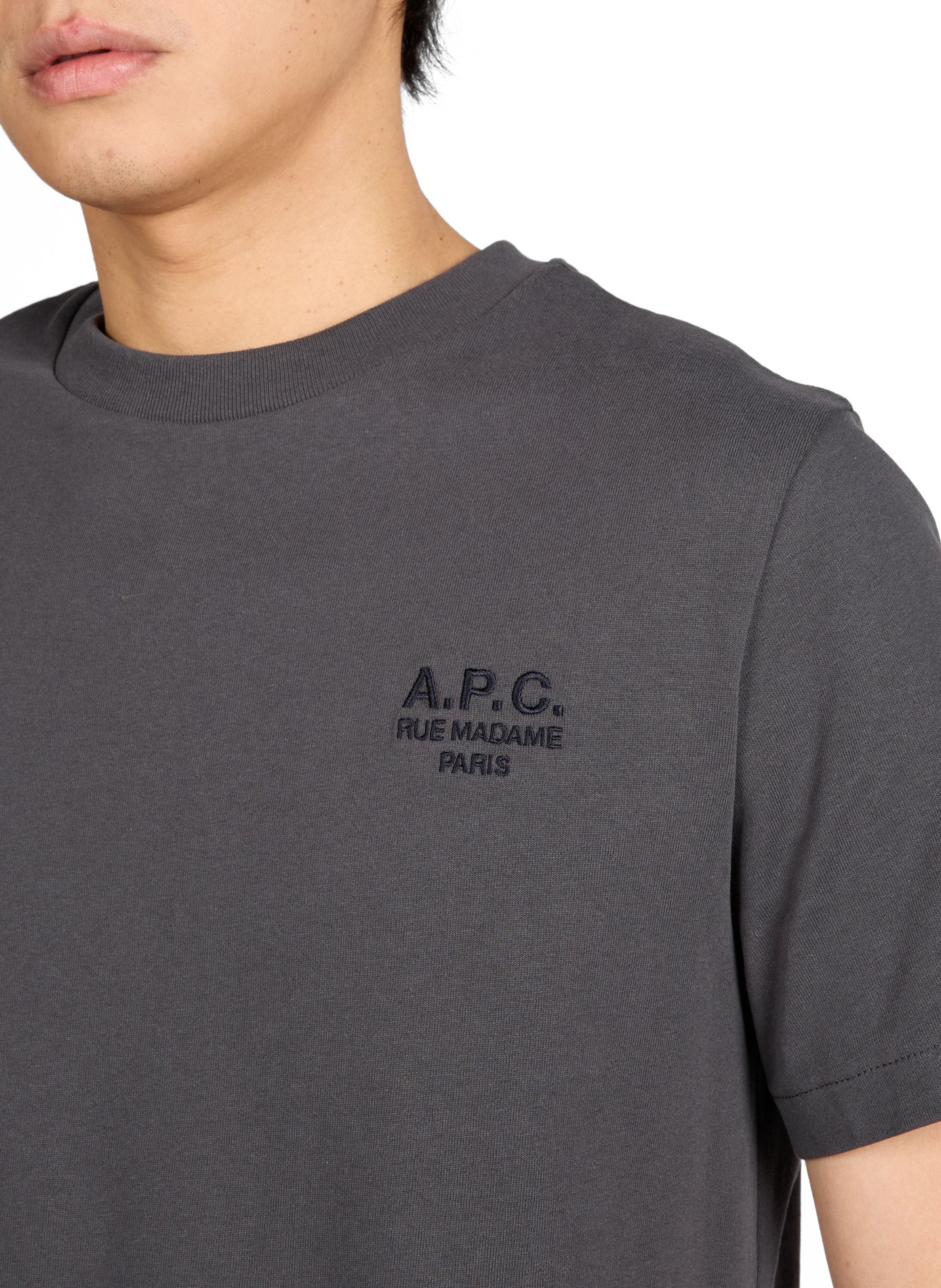 Classic Cotton T-Shirt A.P.C. Black