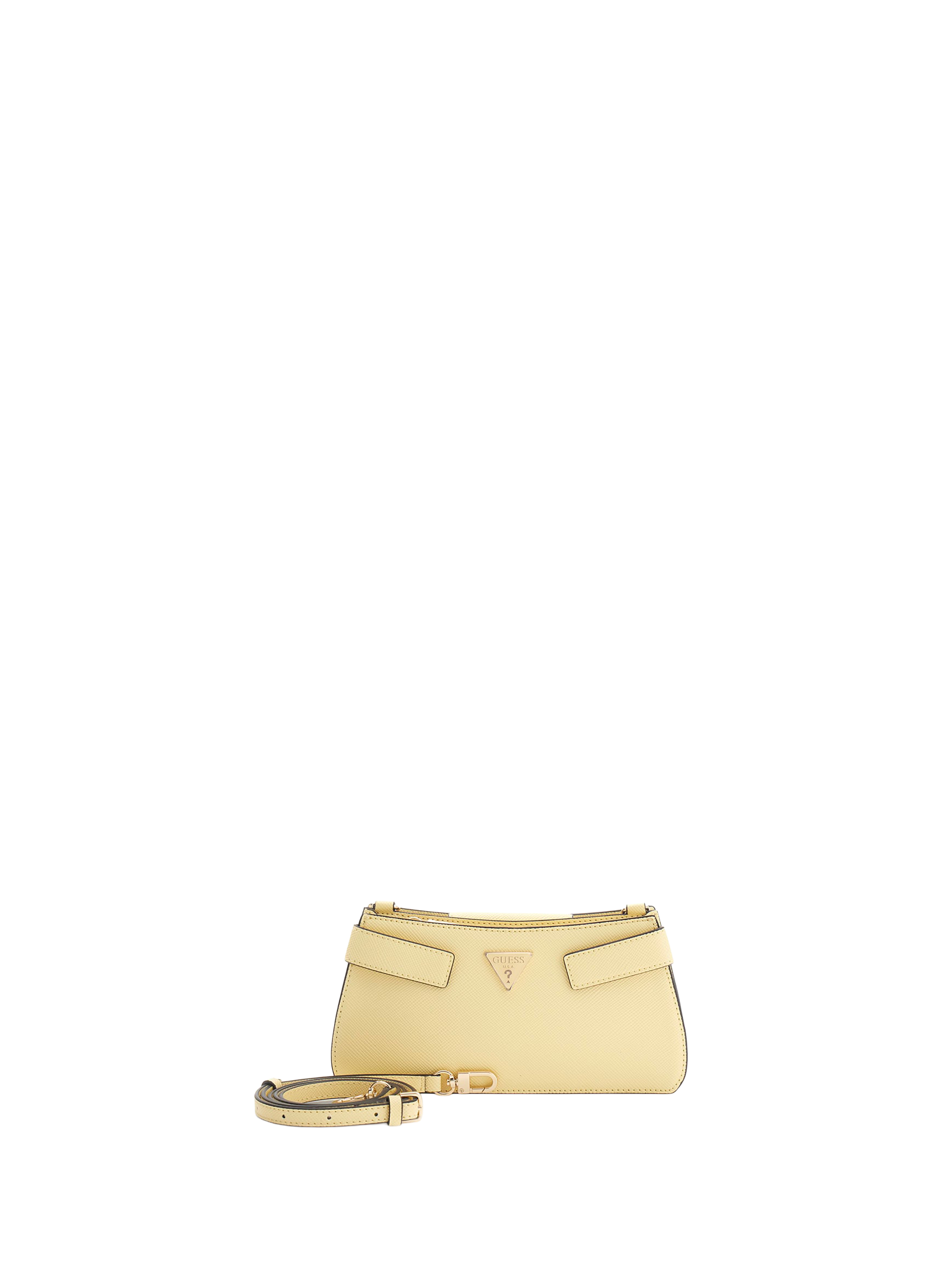 Mini sac bandoulière Serenova Saffiano GUESS Jaune