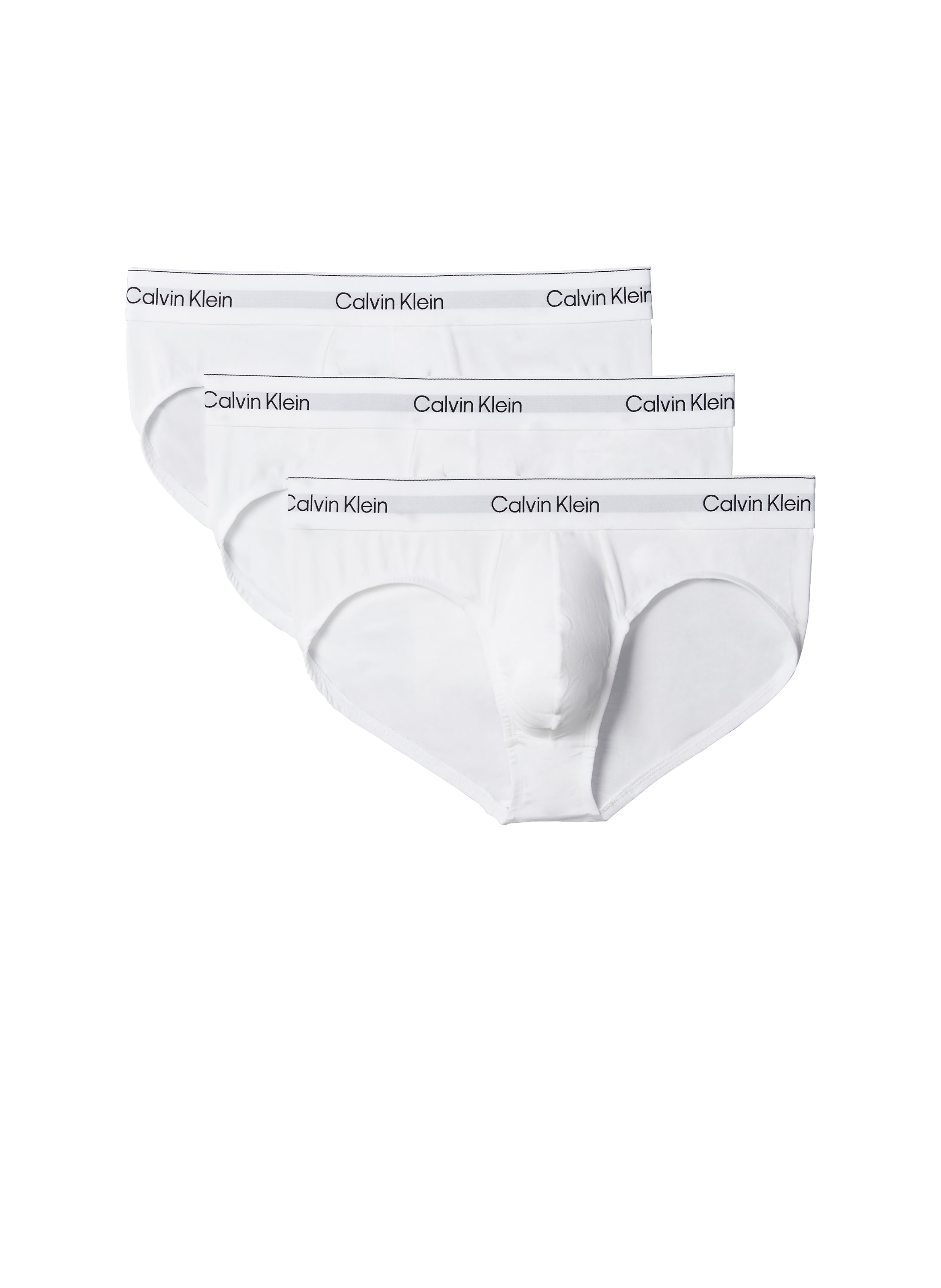 Set of three briefs CALVIN KLEIN White