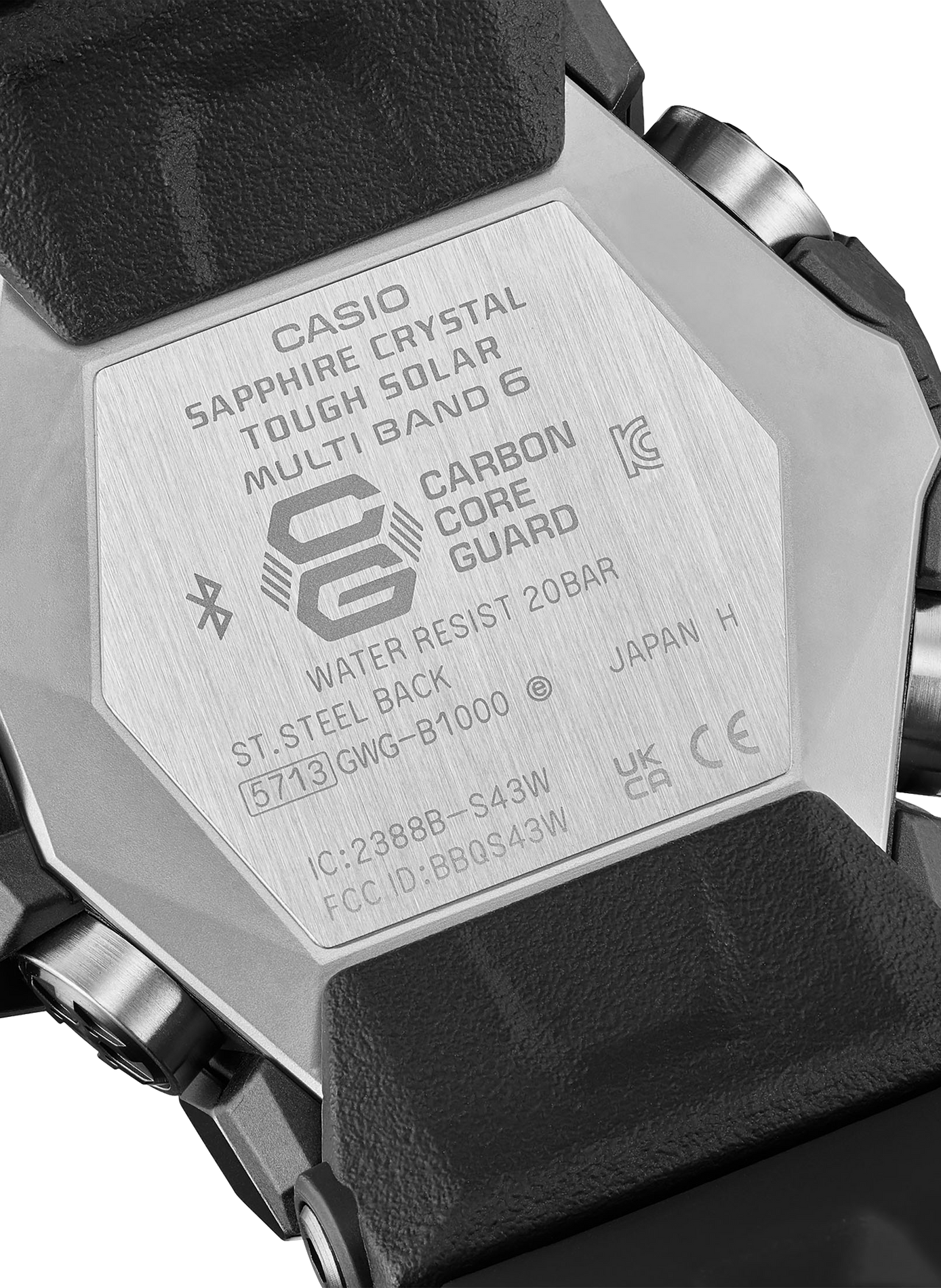 Montre quartz G-Shock multifonctions connectée solaire G-SHOCK Noir