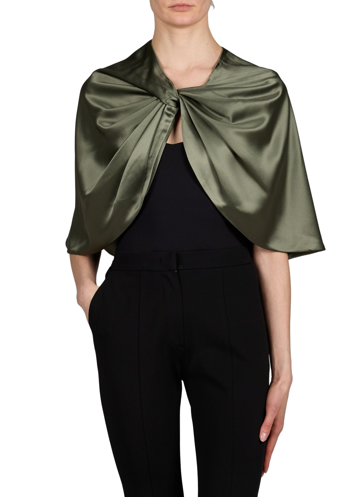 Cape satinée Pinlos BY MALENE BIRGER Vert