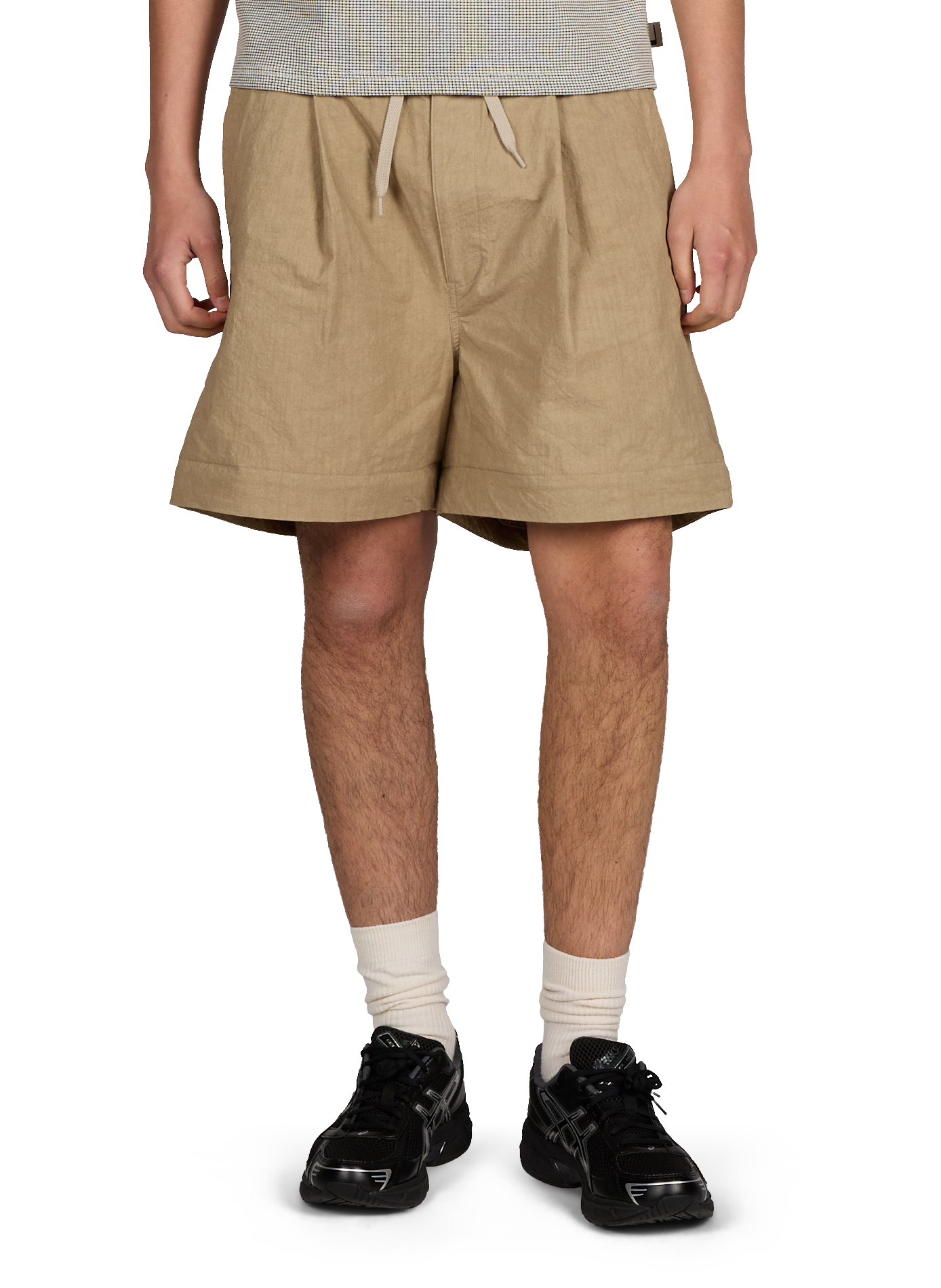 Pantalon cargo en coton mélangé WANSIE Beige