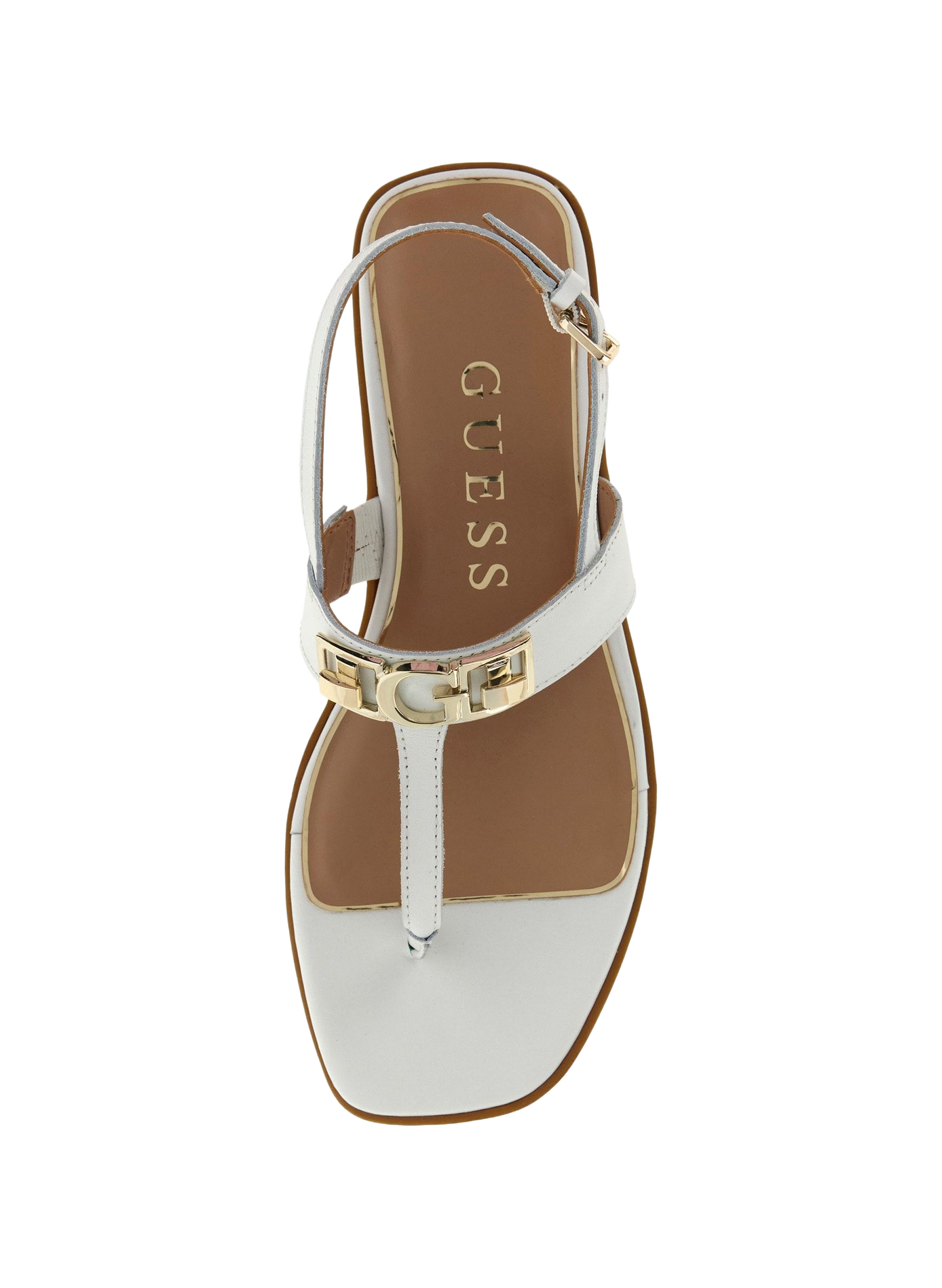 Ramiry leather sandals GUESS White