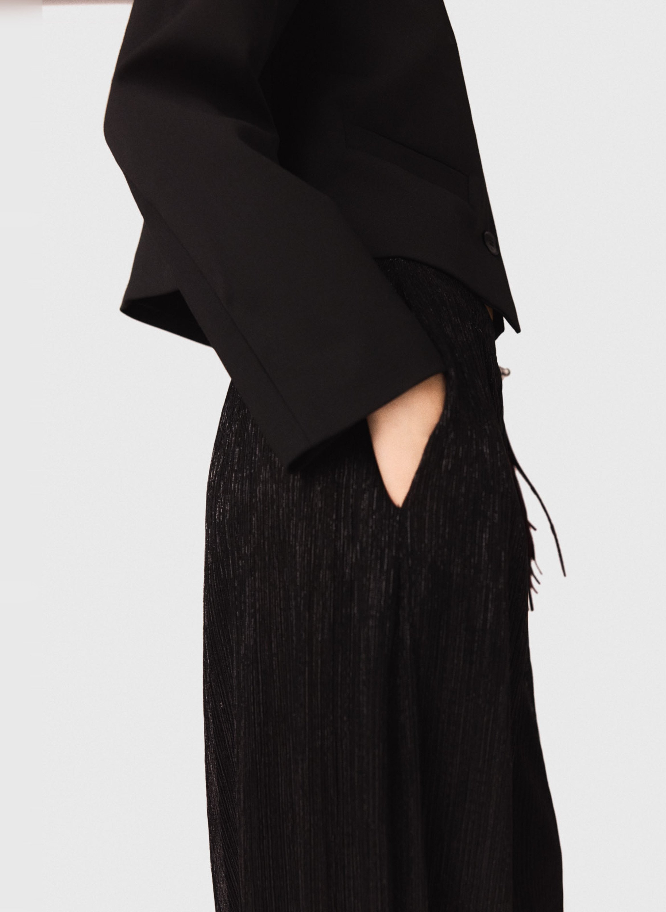 Pantalon large bouffant MAJE Noir