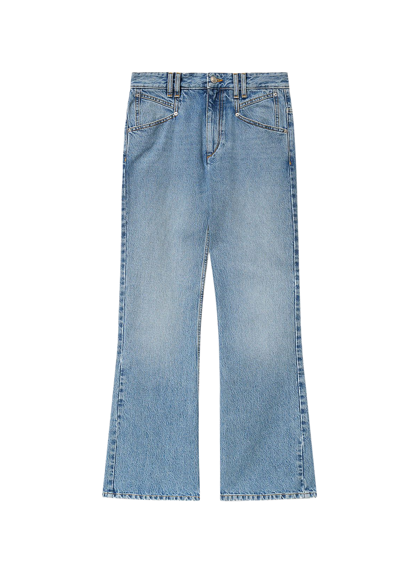 Bootcut jeans Belvia in cotton denim ISABEL MARANT Blue