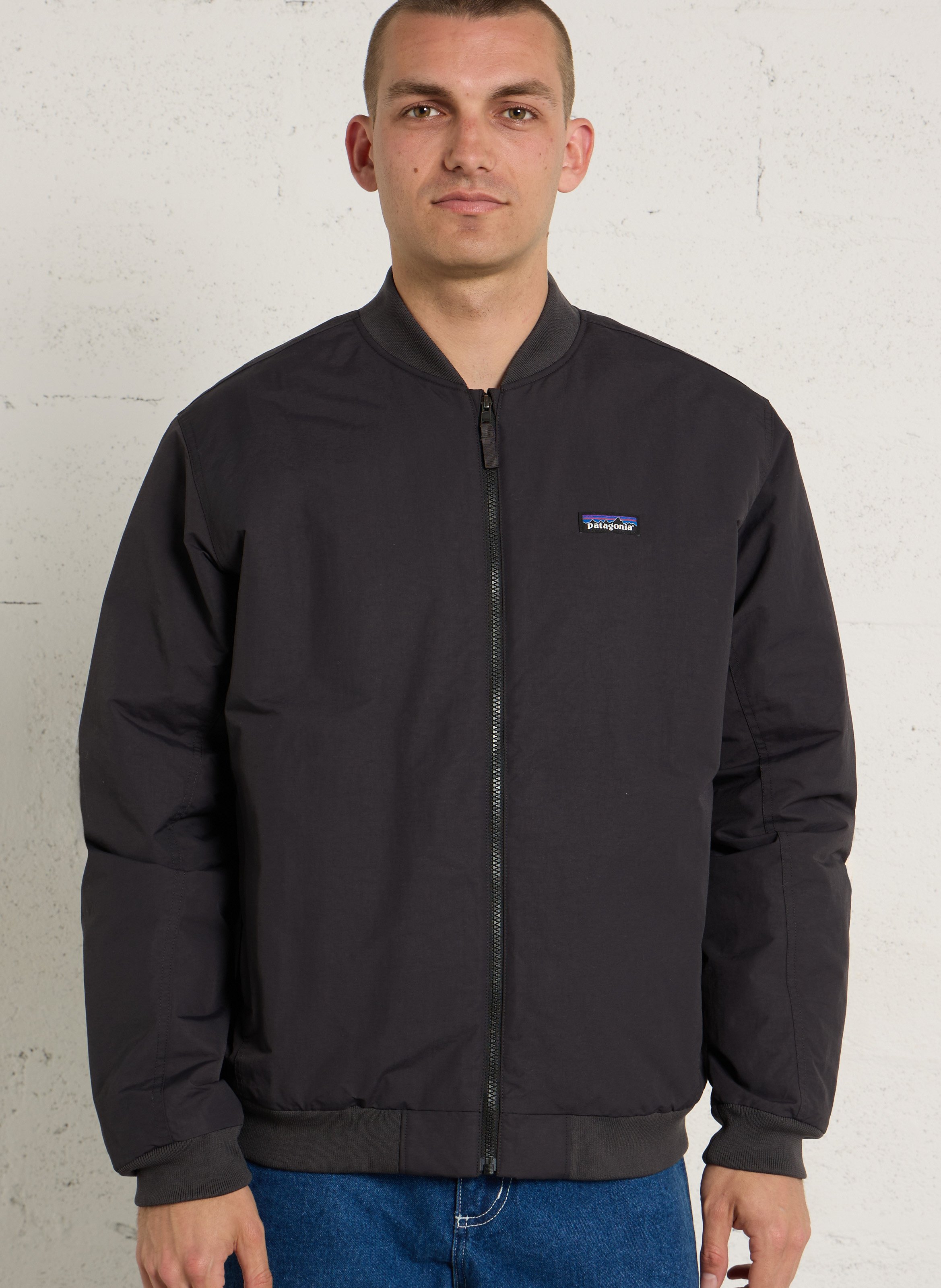 Veste zippée large unie  Inbk
