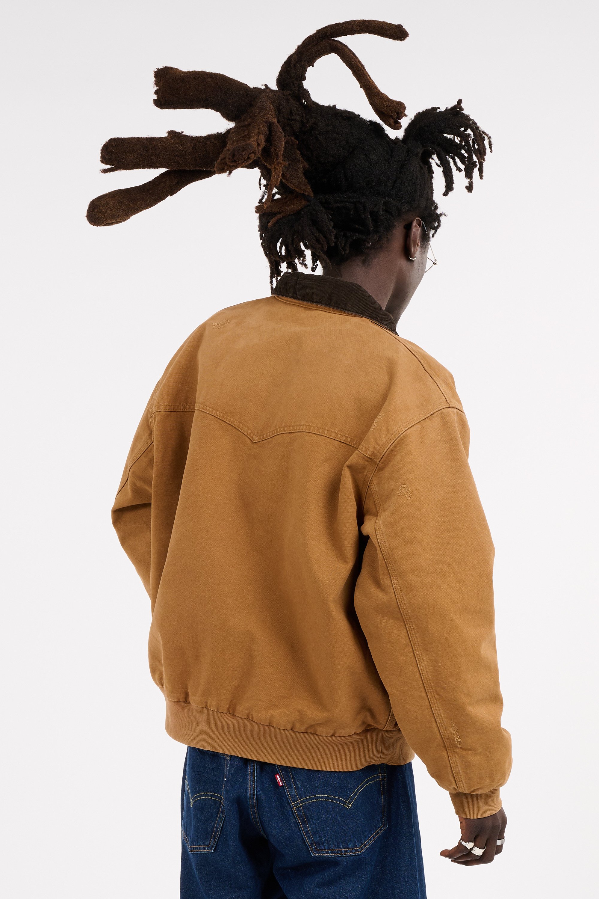 Veste og santa fe jacket CARHARTT WIP Marron