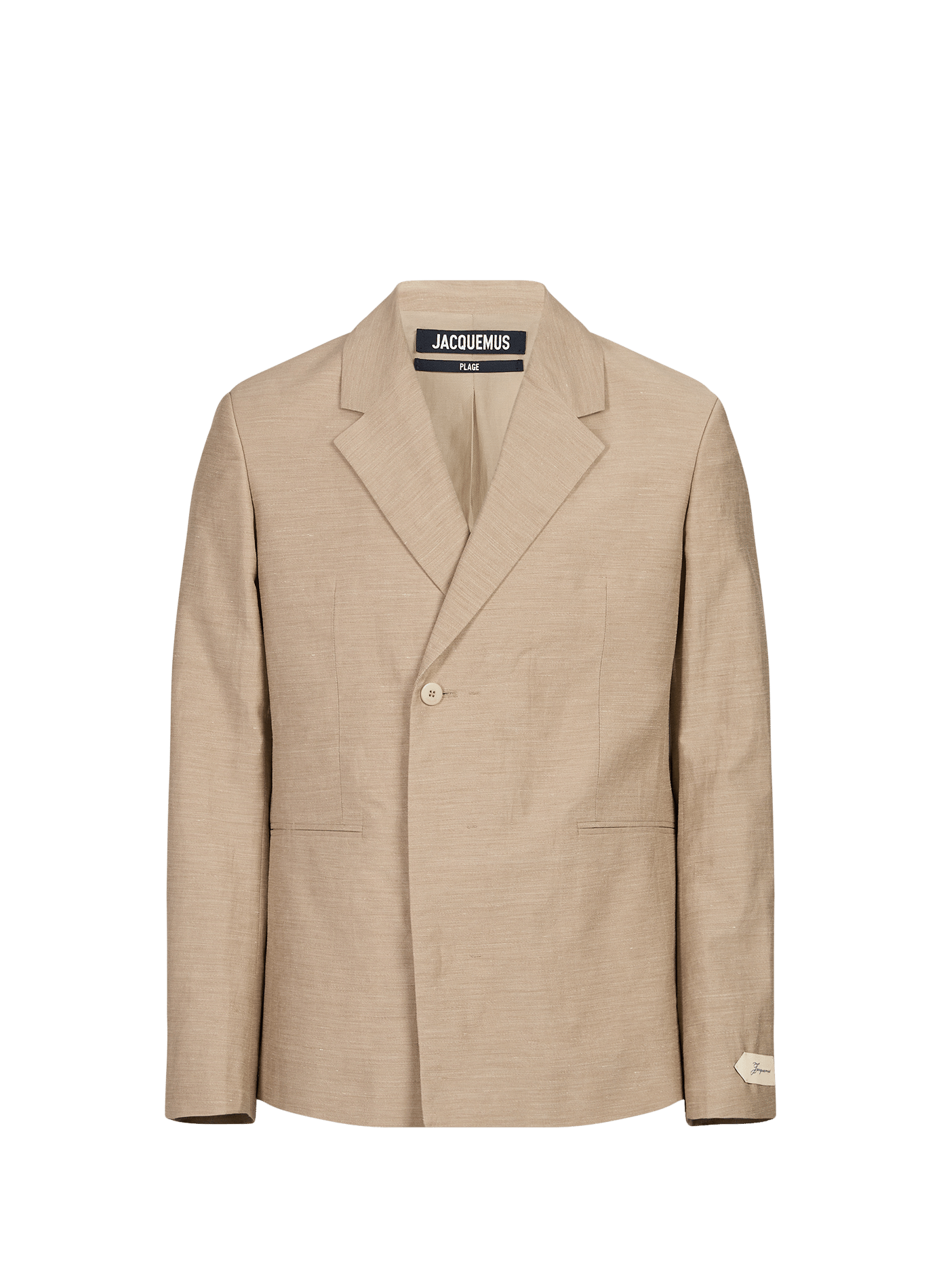 The Melo structured shoulder jacket JACQUEMUS Beige